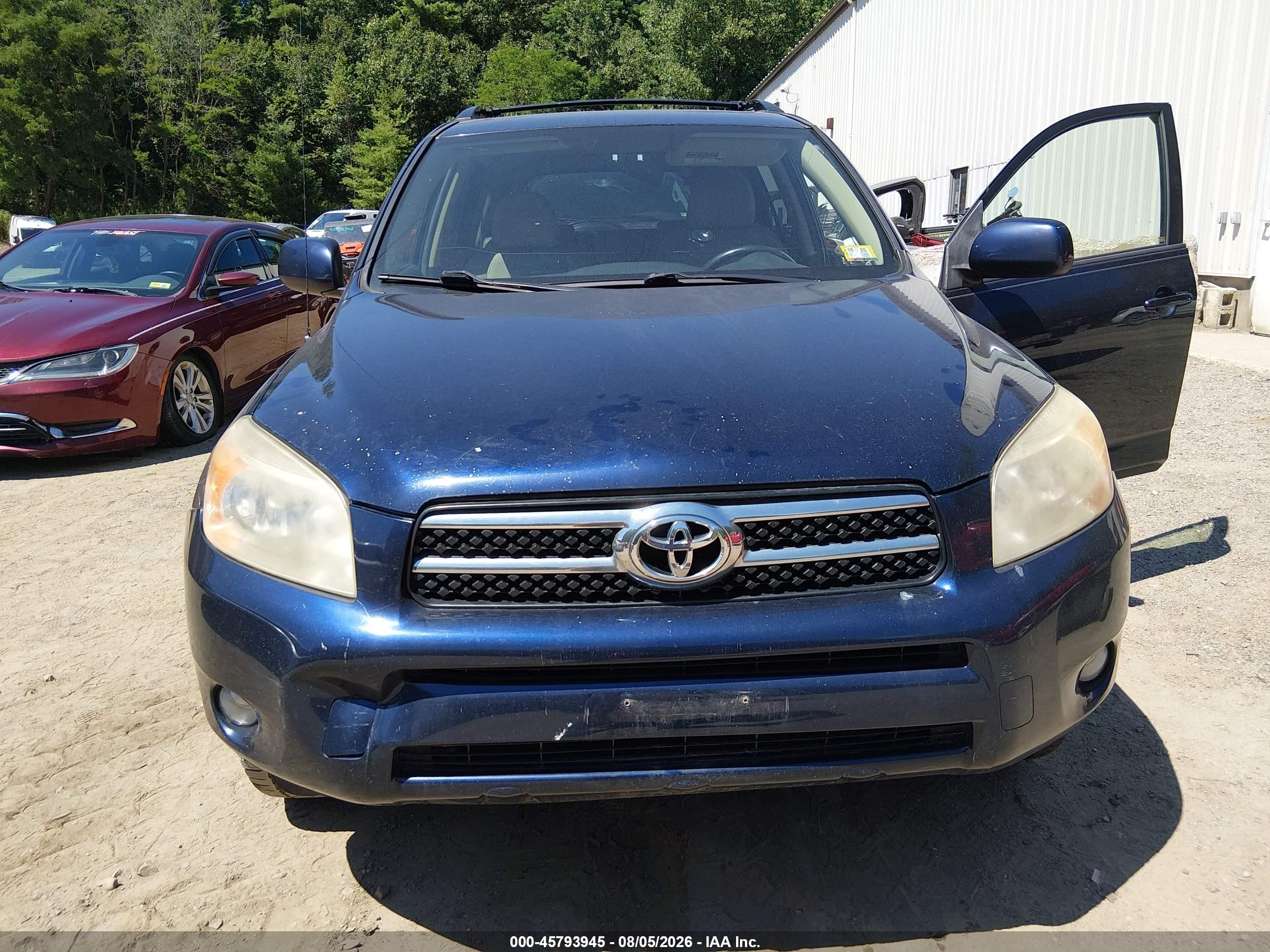 2007 Toyota Rav4 Limited Blue vin: JTMBD31VX76046564
