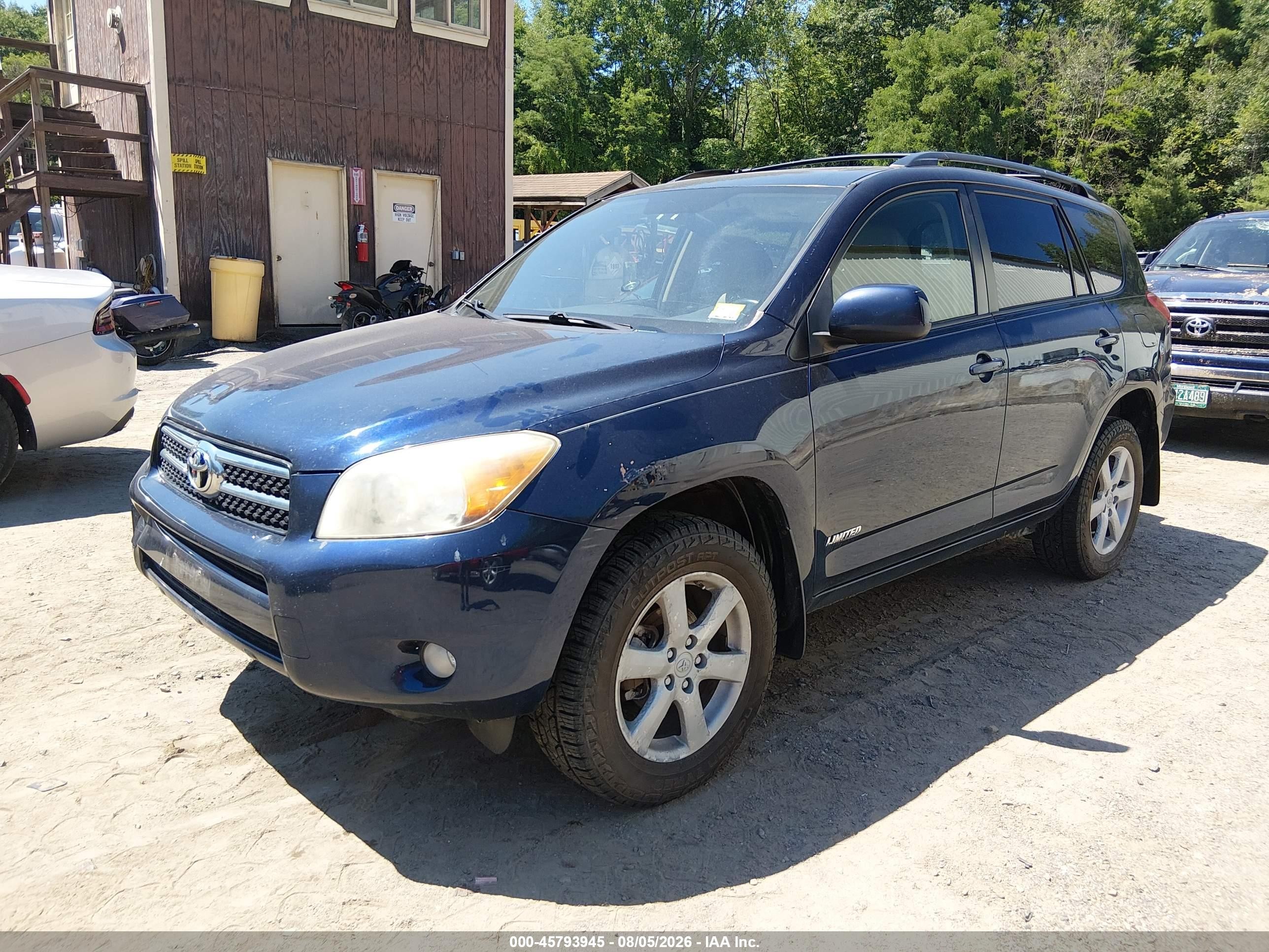 2007 Toyota Rav4 Limited Blue vin: JTMBD31VX76046564