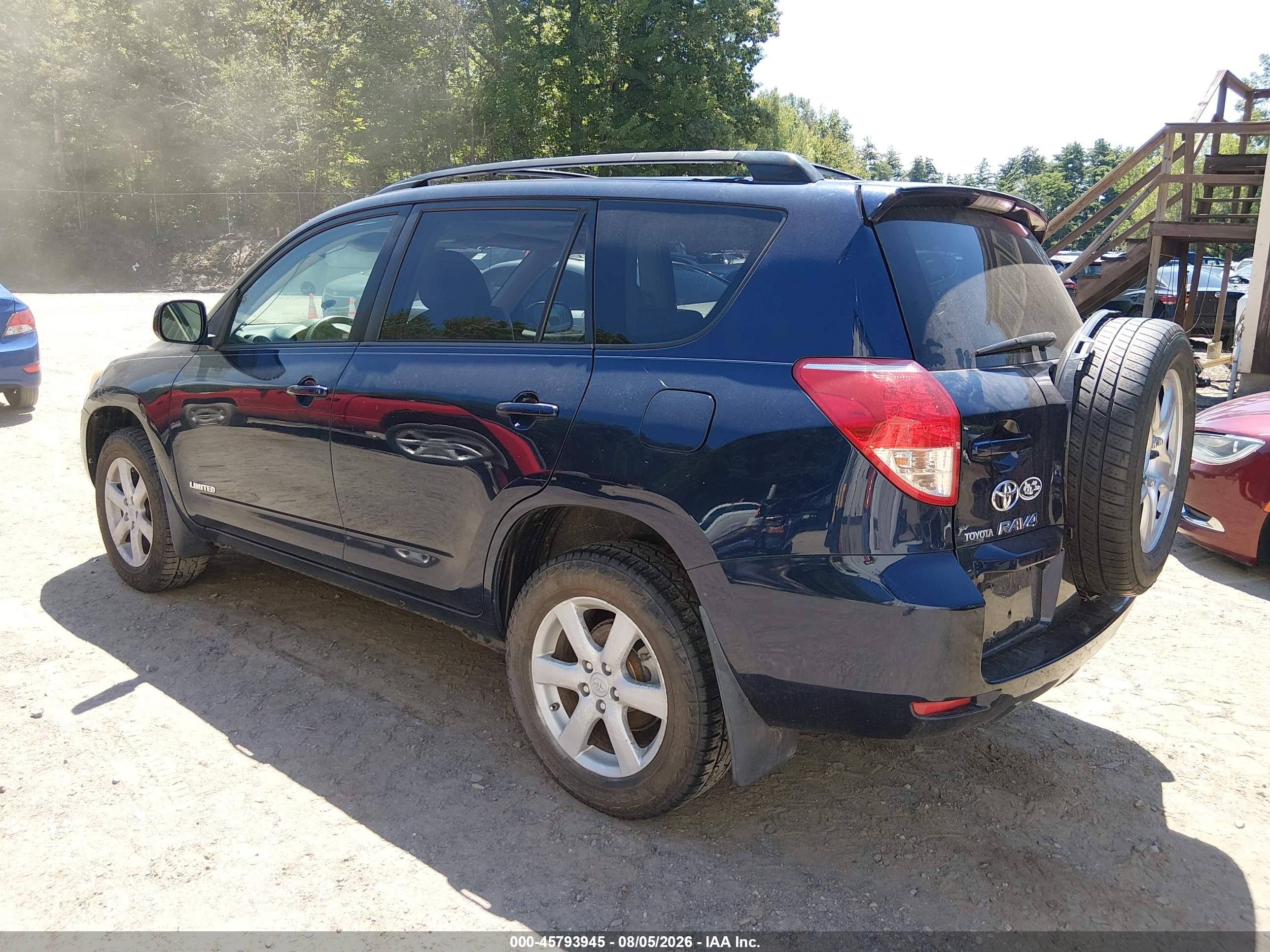2007 Toyota Rav4 Limited Blue vin: JTMBD31VX76046564