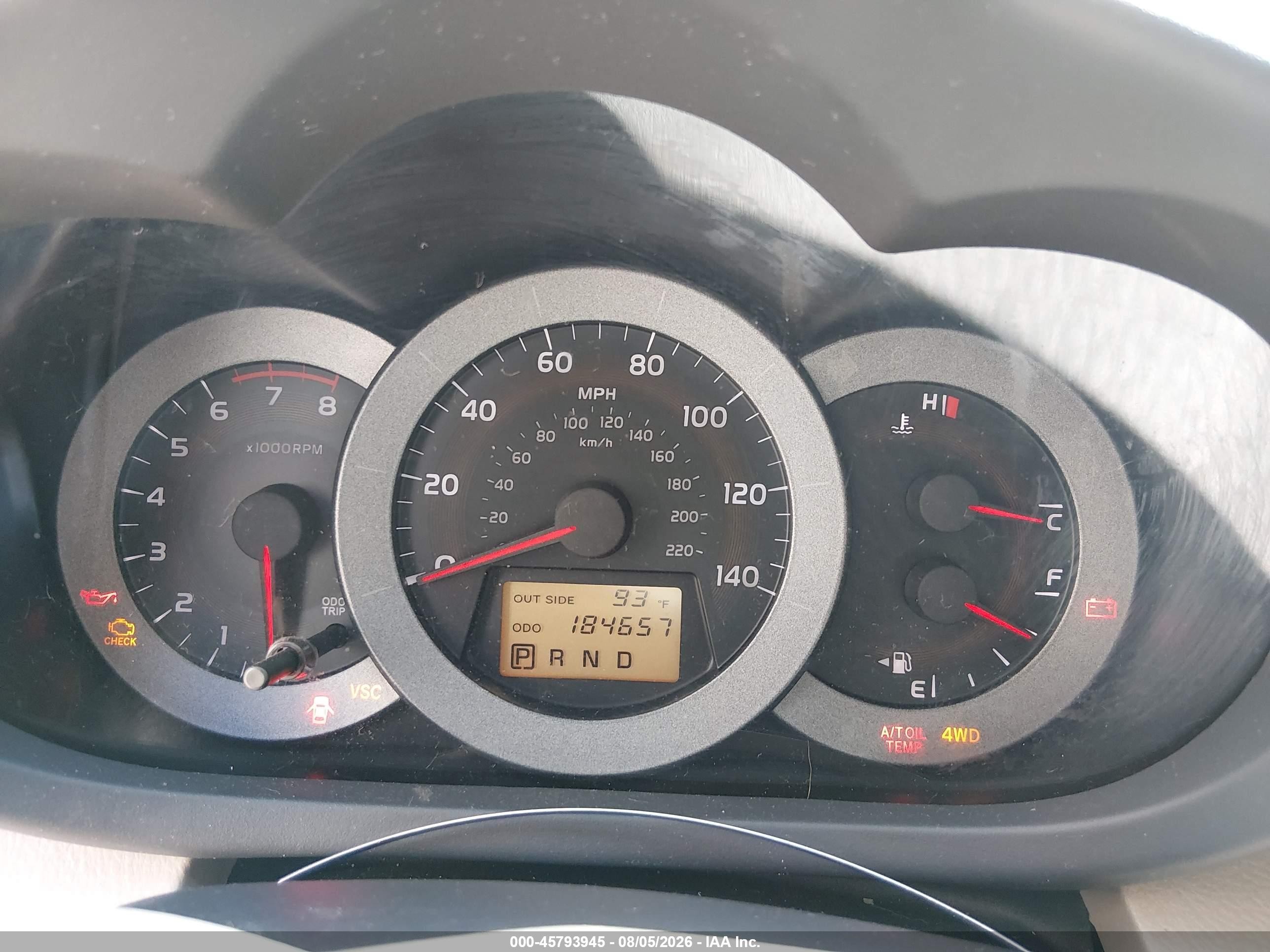 2007 Toyota Rav4 Limited Blue vin: JTMBD31VX76046564