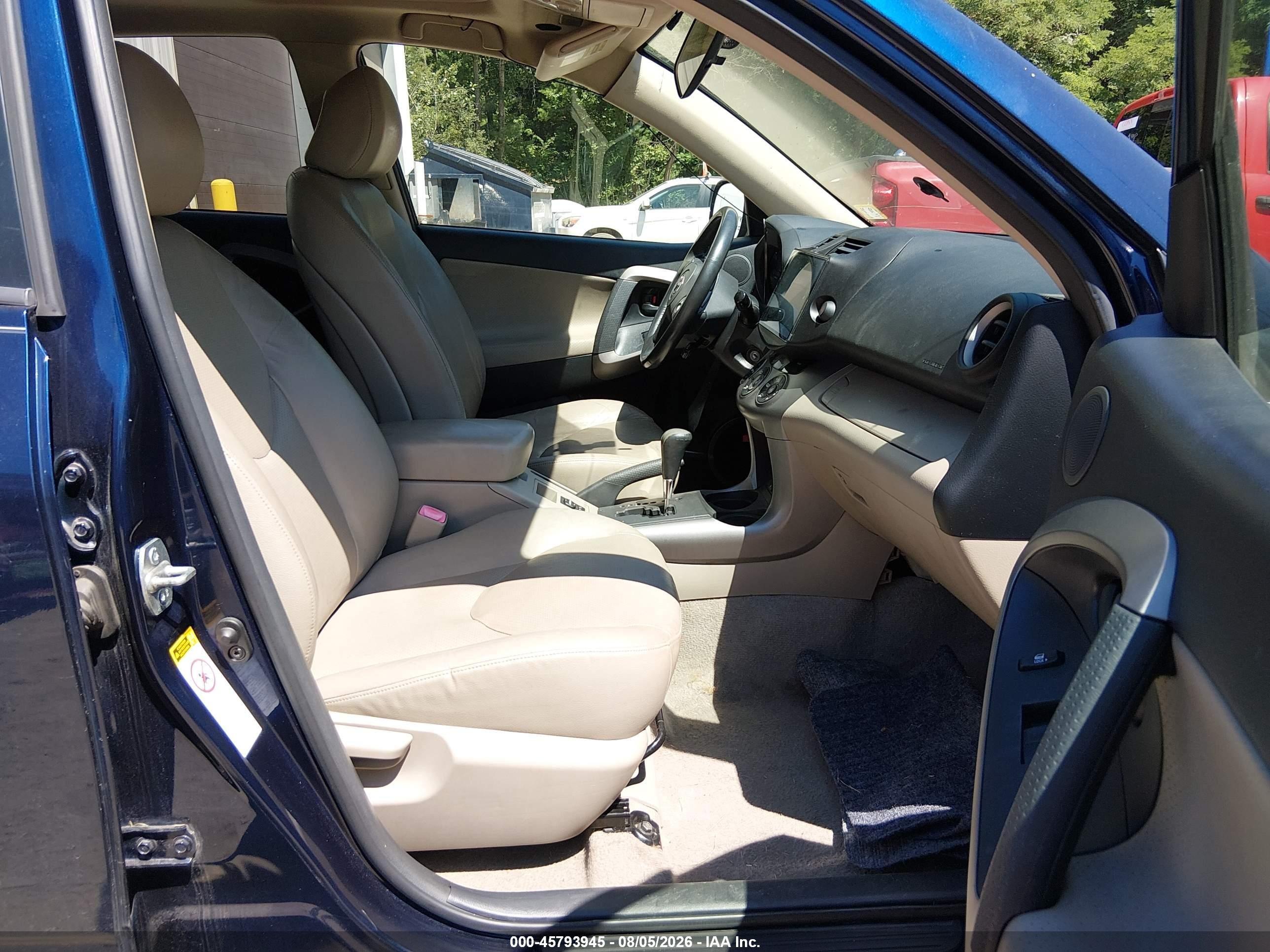 2007 Toyota Rav4 Limited Blue vin: JTMBD31VX76046564
