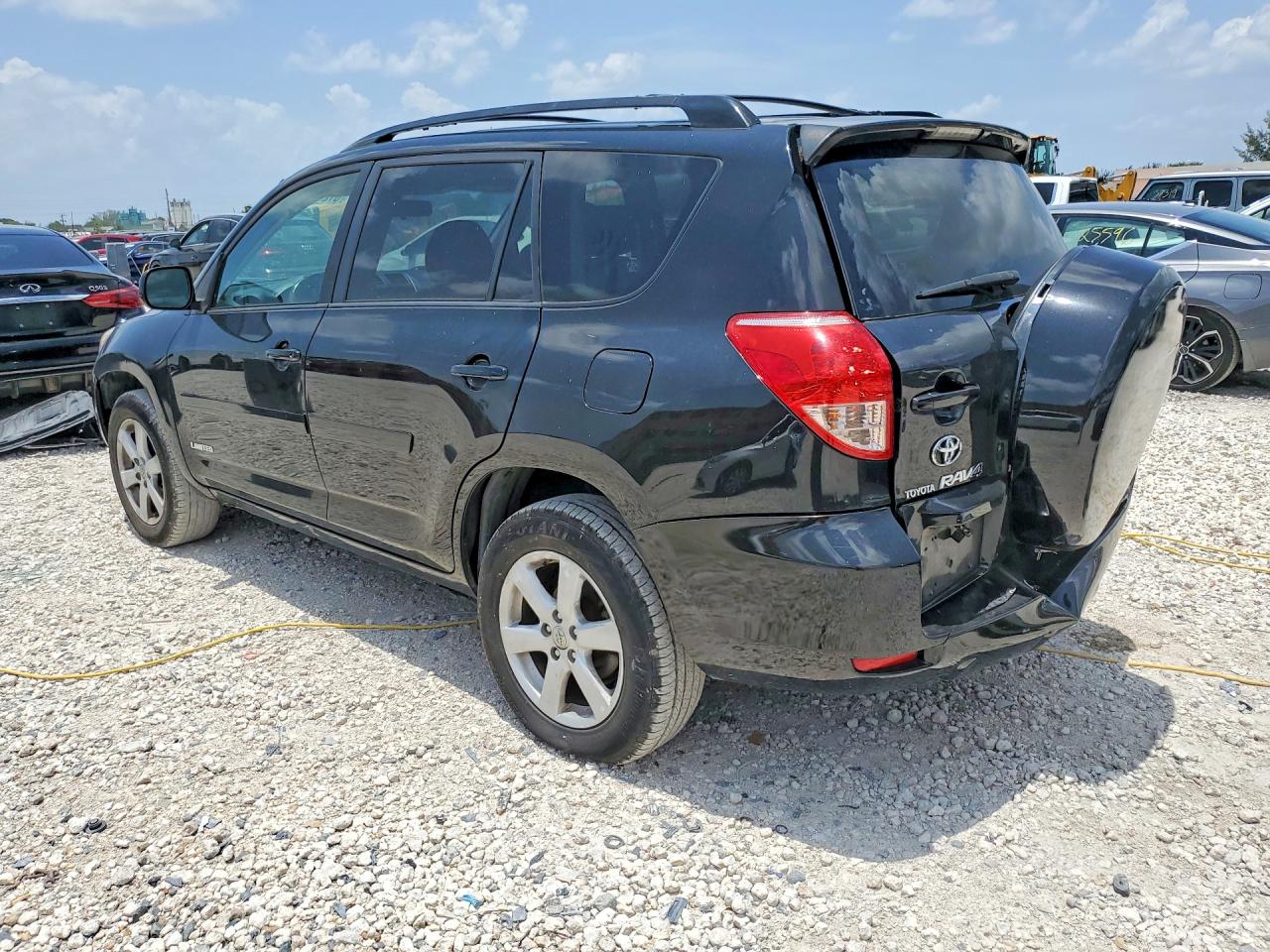 2008 Toyota Rav4 Limited Black vin: JTMBD31VX85188310