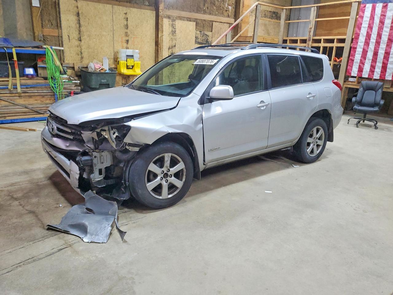 2008 Toyota Rav4 Limited Silver vin: JTMBD31VX86066055