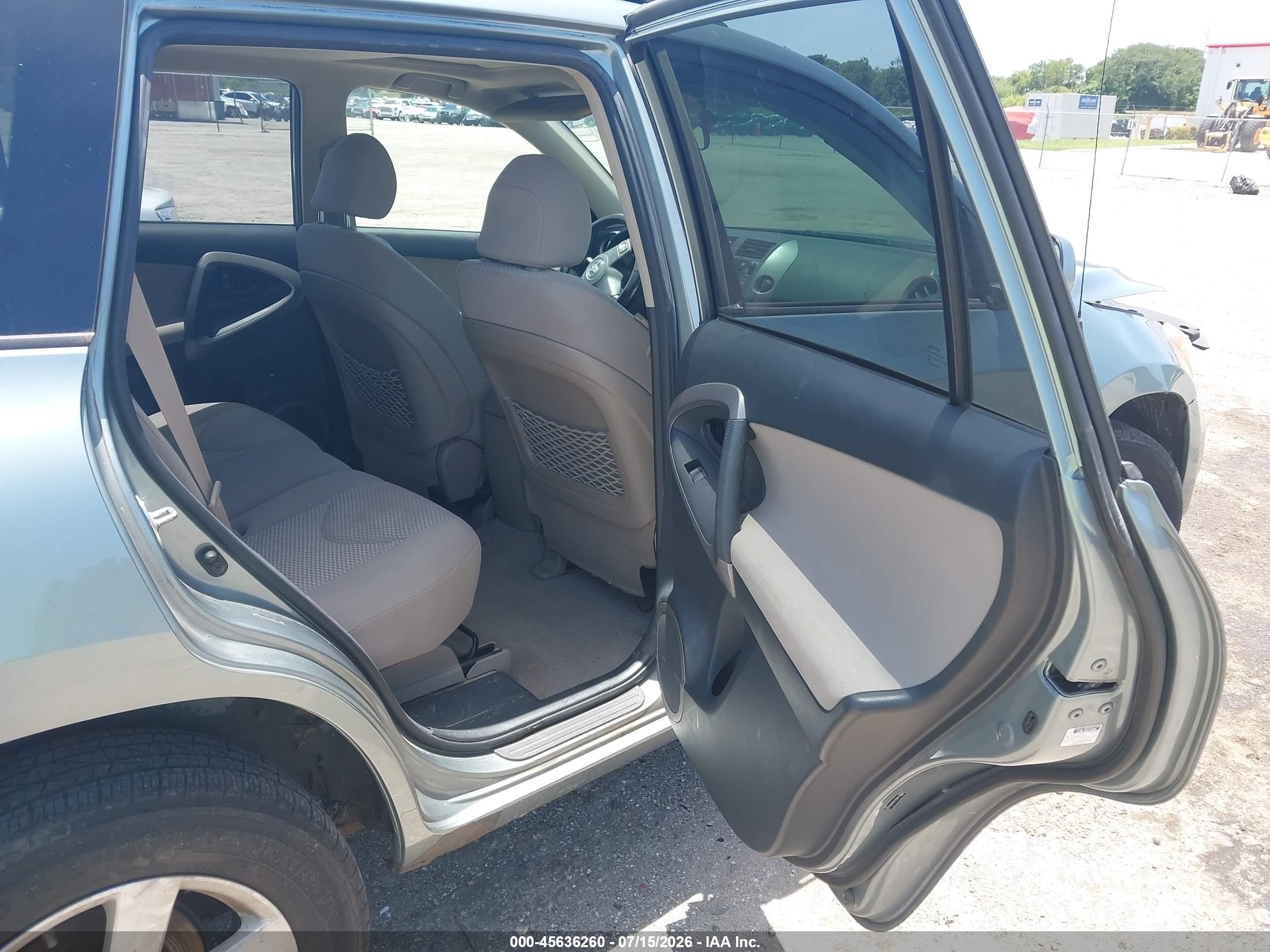 2008 Toyota Rav4 Limited Light Blue vin: JTMBD31VX86082644