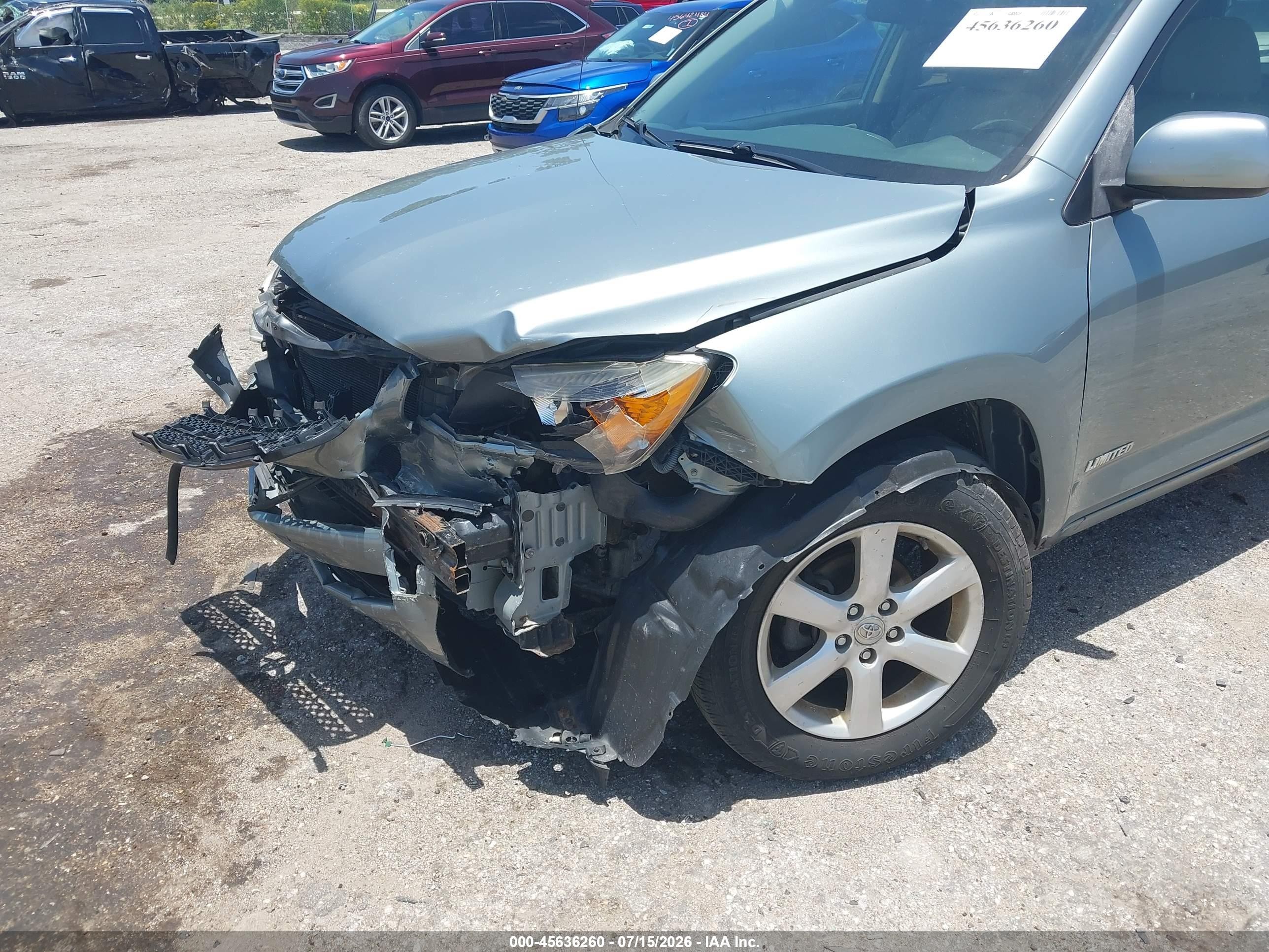2008 Toyota Rav4 Limited Light Blue vin: JTMBD31VX86082644