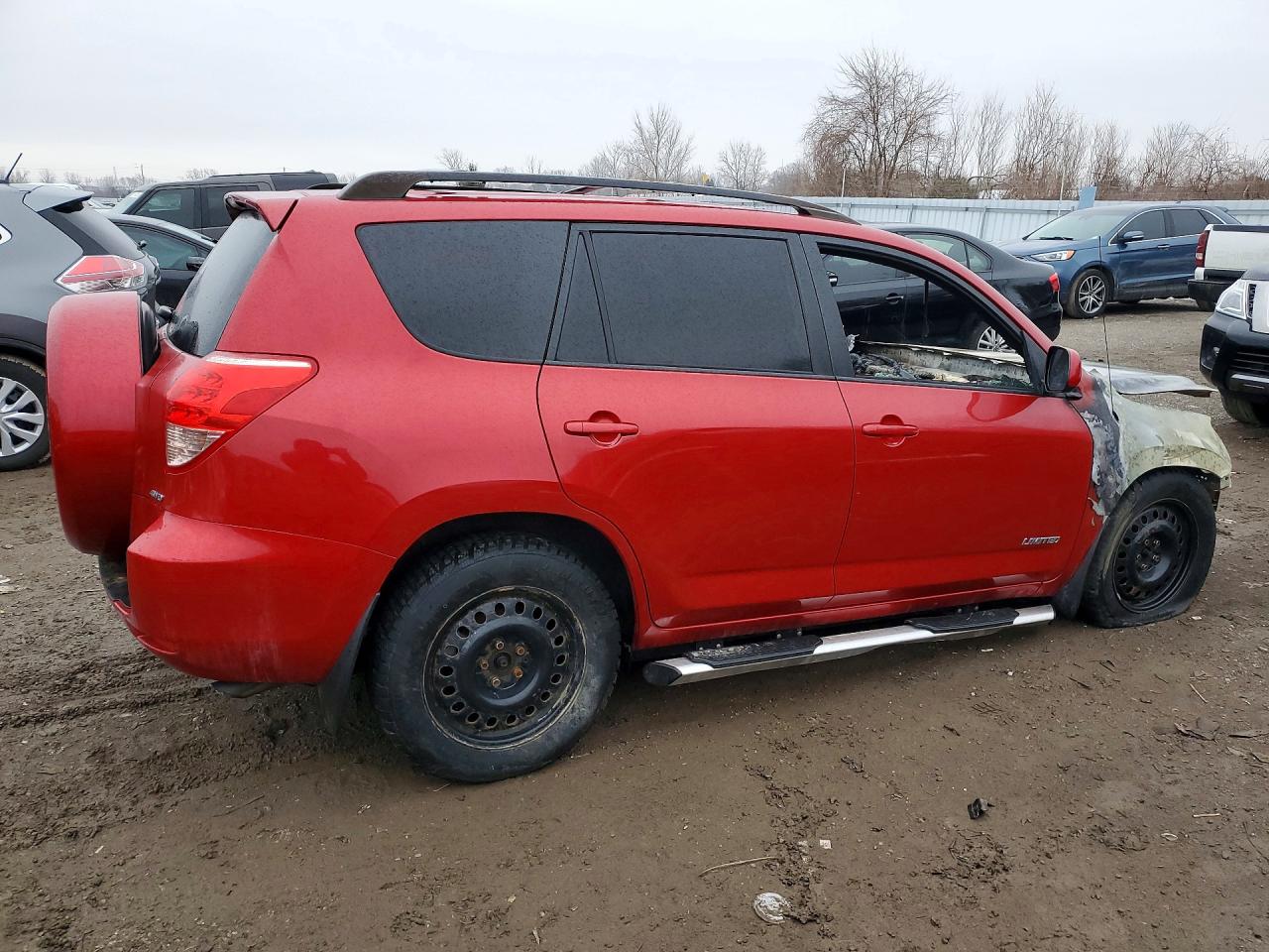 2008 Toyota Rav4 Limited Красный vin: JTMBD31VX86086161