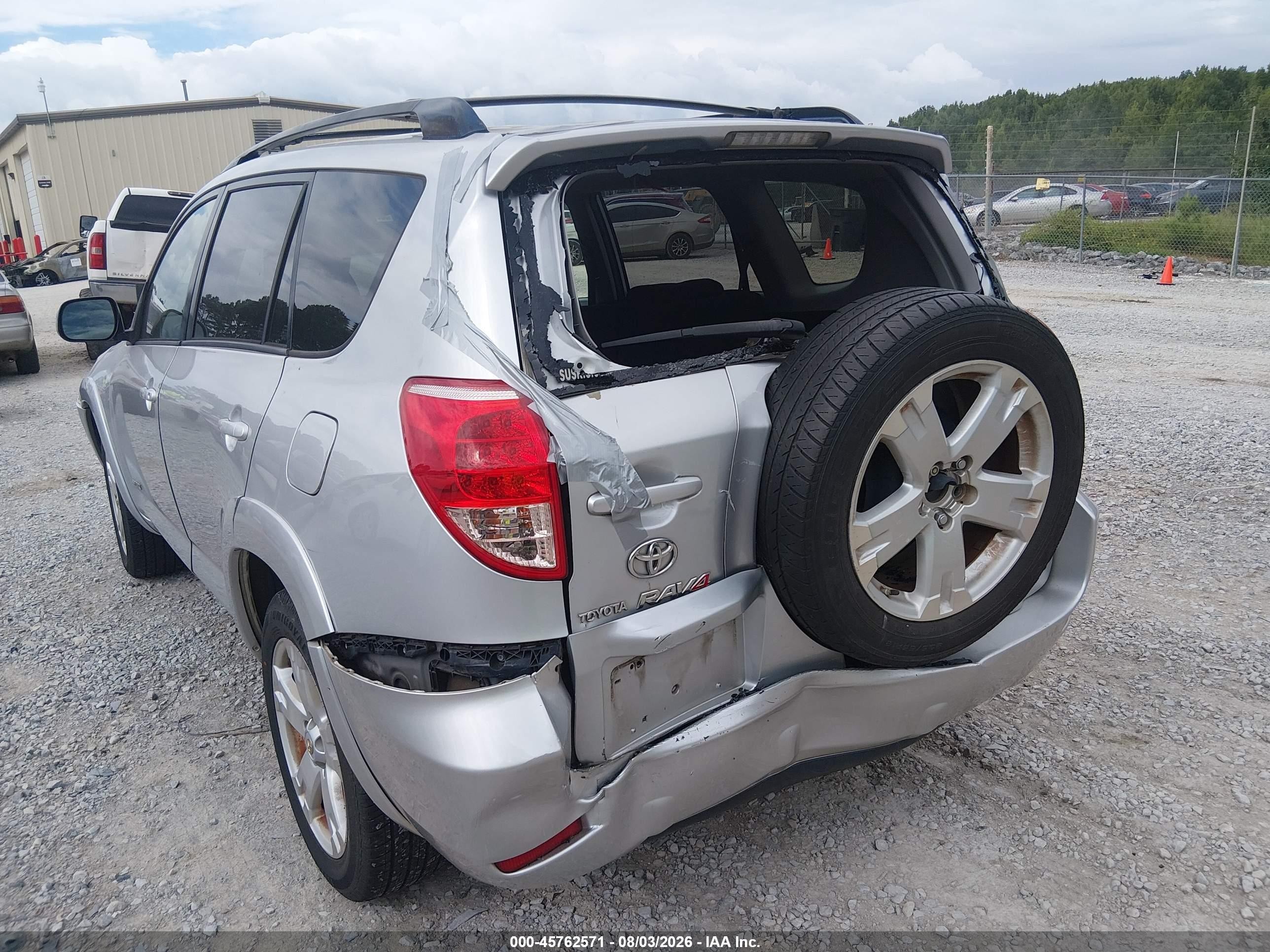 2007 Toyota Rav4 Sport Silver vin: JTMBD32V076048404