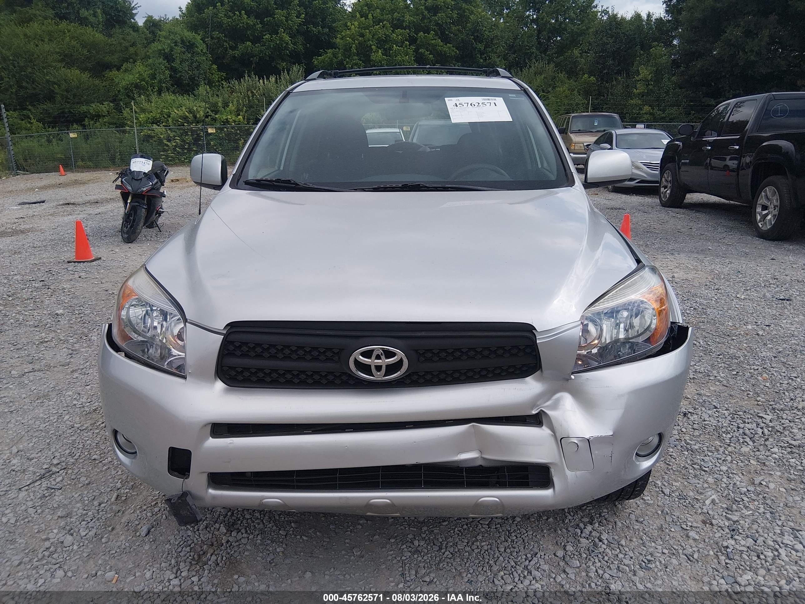 2007 Toyota Rav4 Sport Silver vin: JTMBD32V076048404