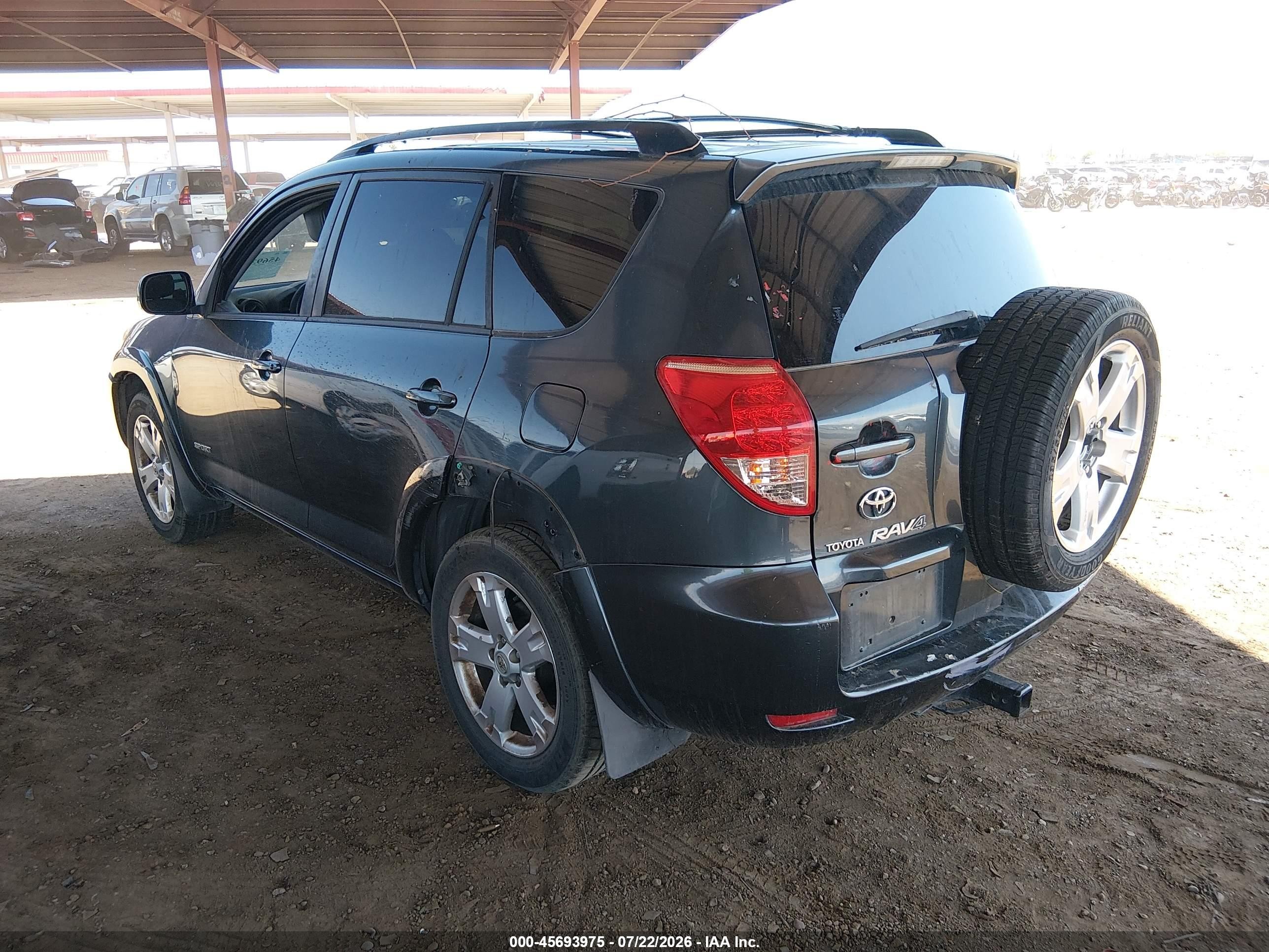 2008 Toyota Rav4 Sport Gray vin: JTMBD32V085172227