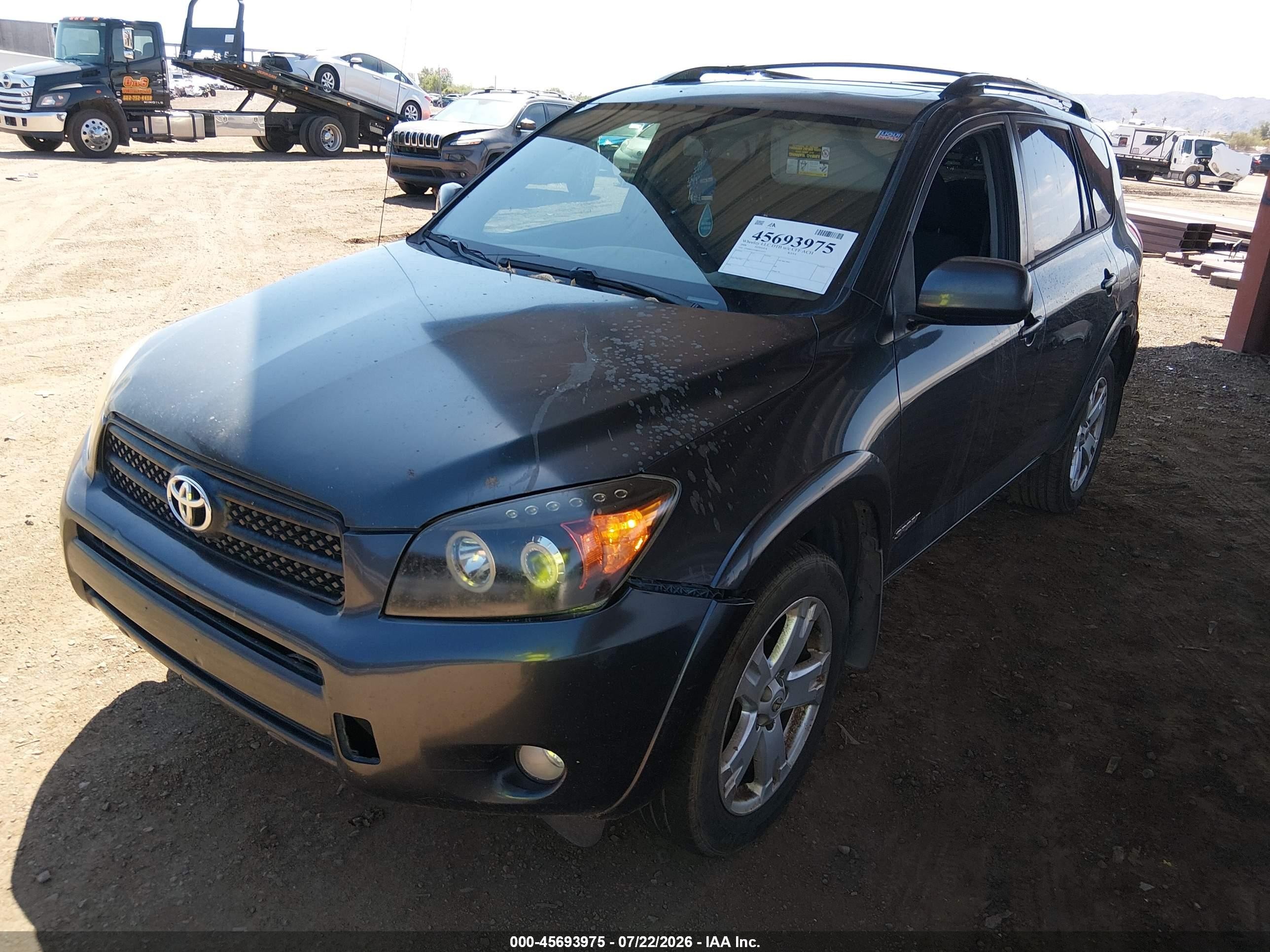 2008 Toyota Rav4 Sport Gray vin: JTMBD32V085172227