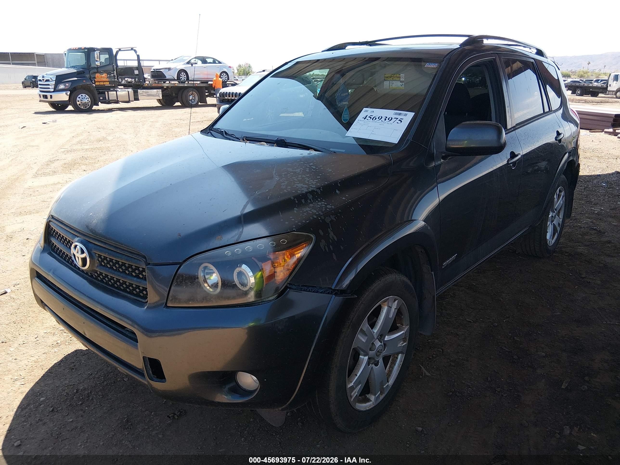 2008 Toyota Rav4 Sport Gray vin: JTMBD32V085172227