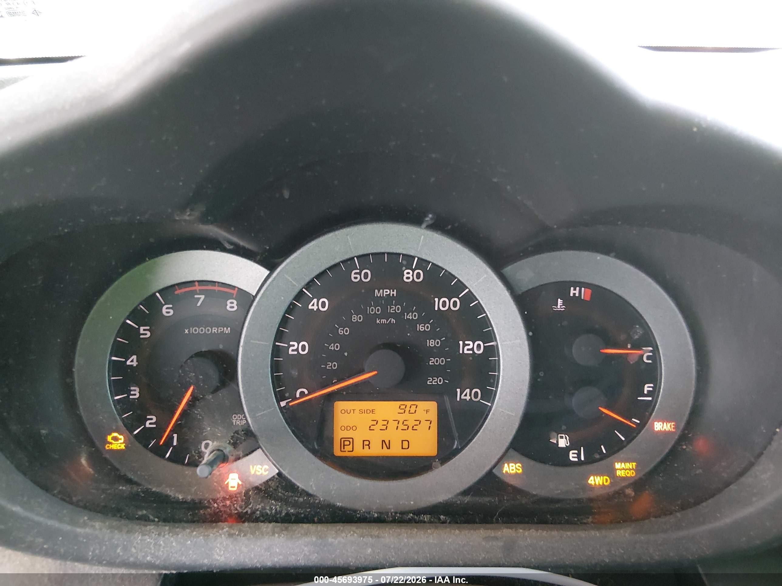 2008 Toyota Rav4 Sport Gray vin: JTMBD32V085172227