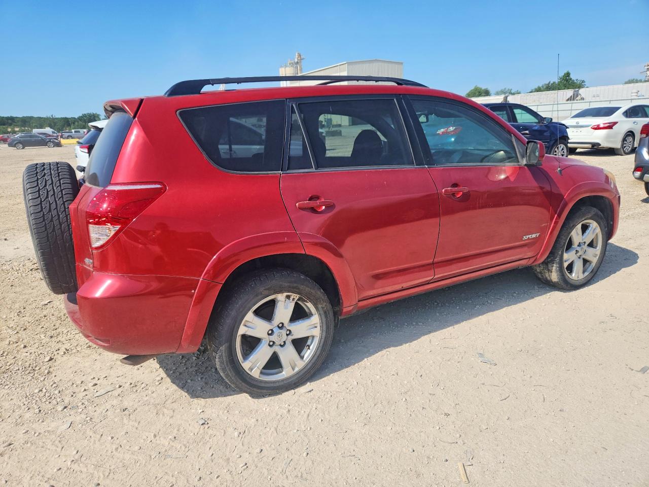 2007 Toyota Rav4 Sport Red vin: JTMBD32V175061927