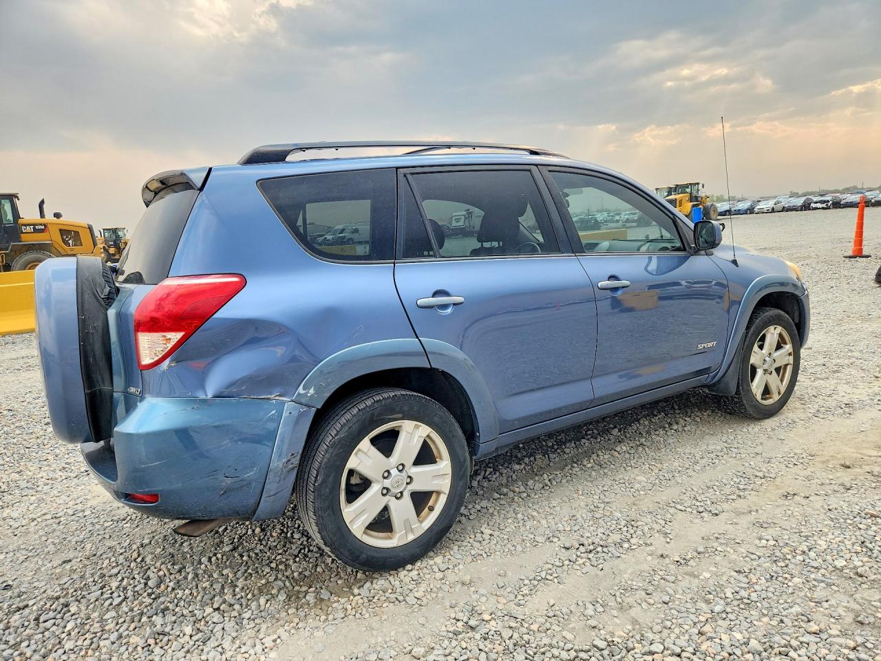 2007 Toyota Rav4 Sport Blue vin: JTMBD32V175114903