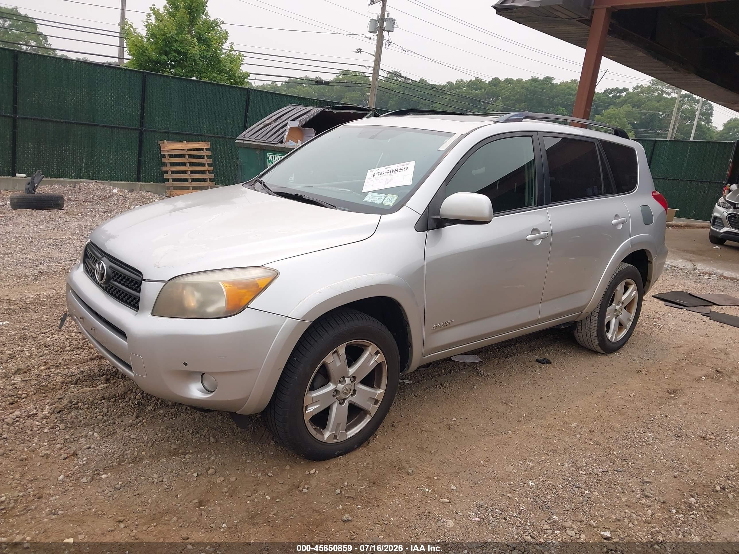 2008 Toyota Rav4 Sport Gray vin: JTMBD32V186068484