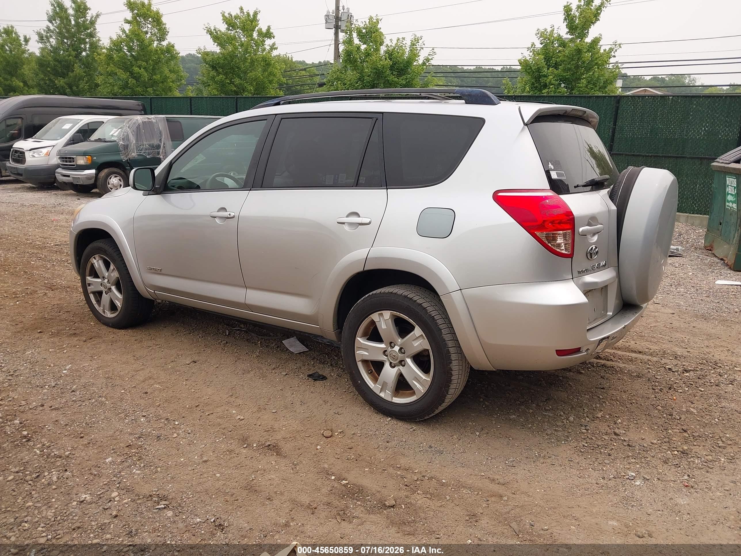 2008 Toyota Rav4 Sport Gray vin: JTMBD32V186068484
