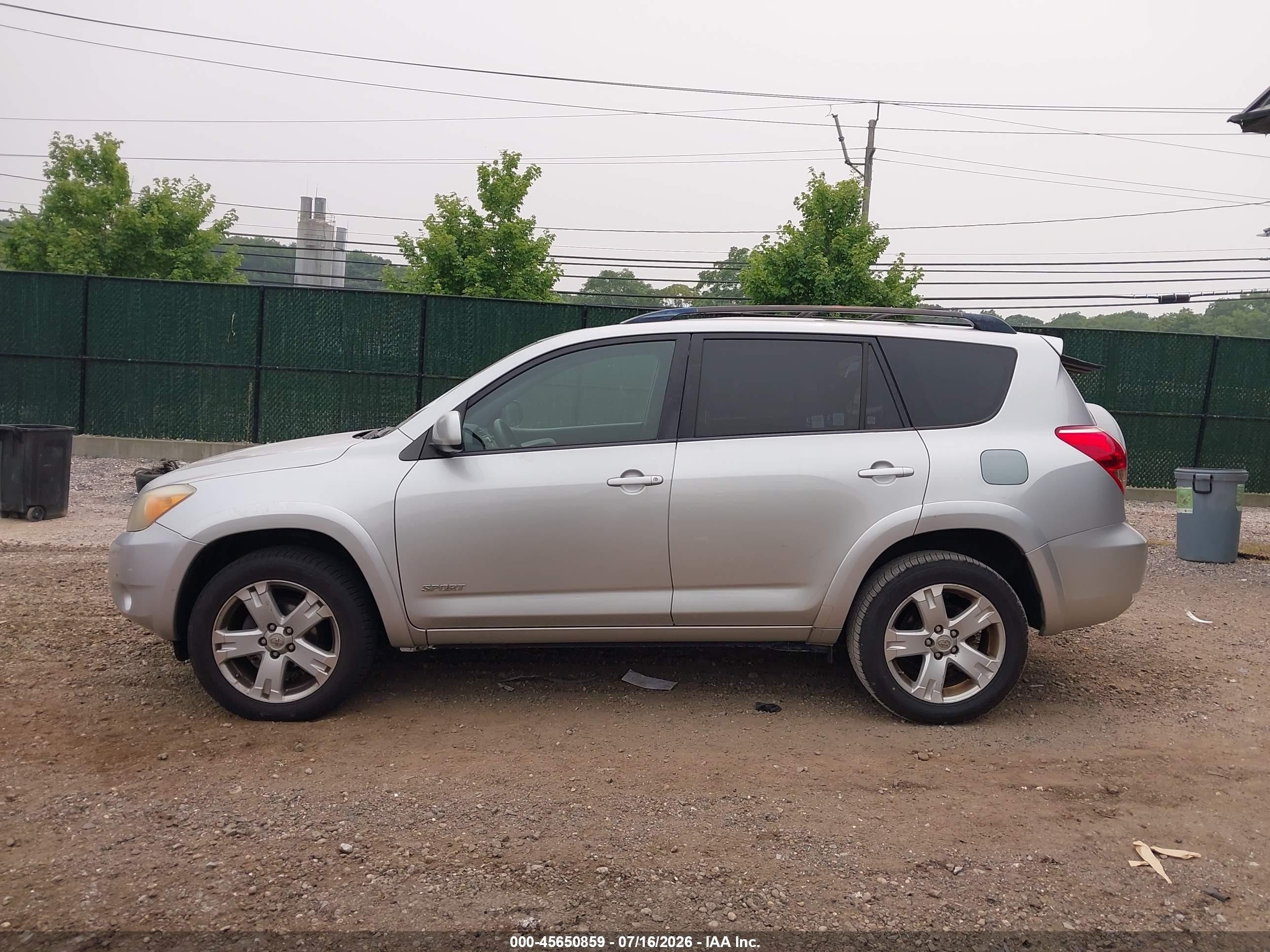 2008 Toyota Rav4 Sport Gray vin: JTMBD32V186068484