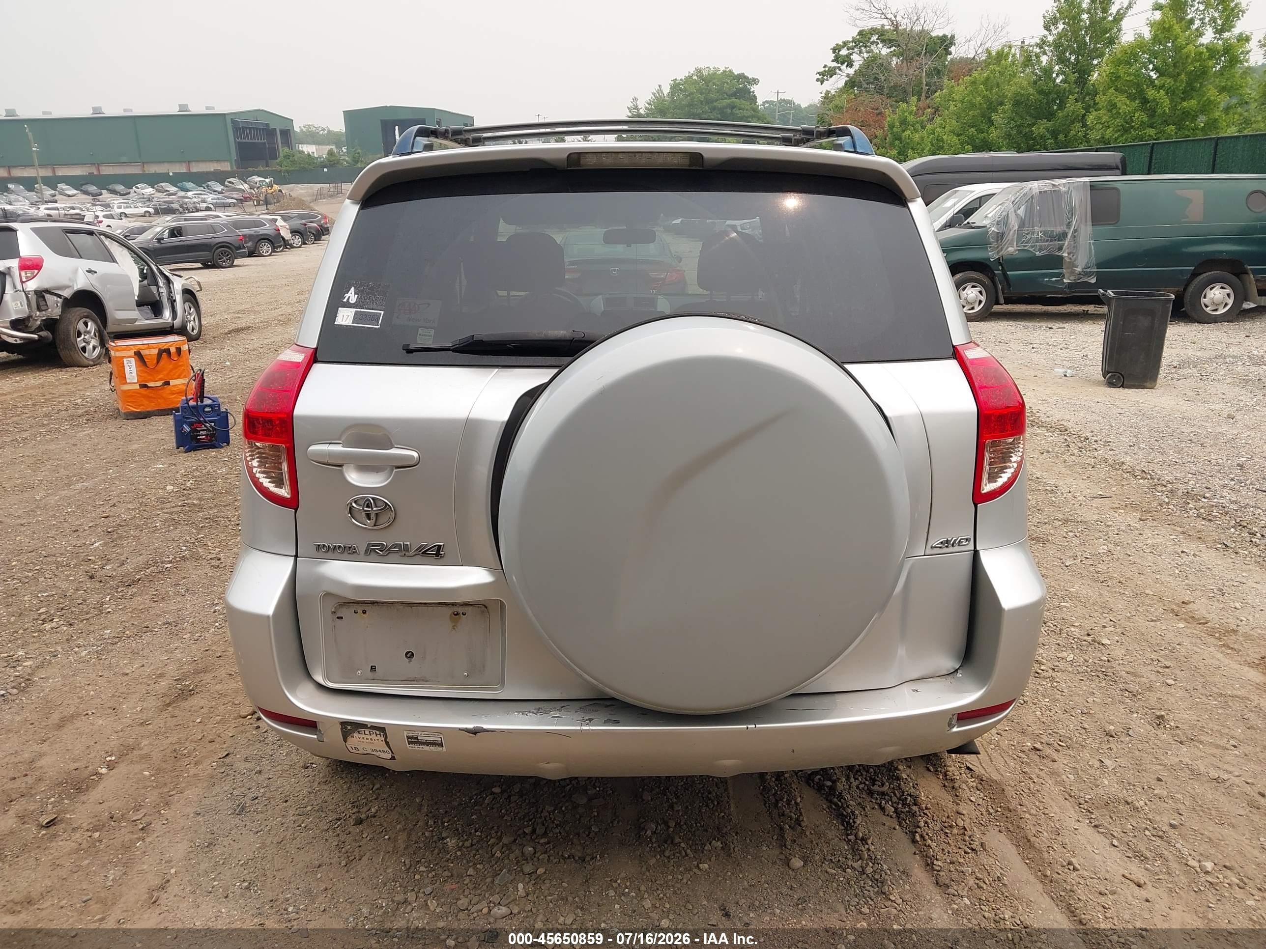 2008 Toyota Rav4 Sport Gray vin: JTMBD32V186068484