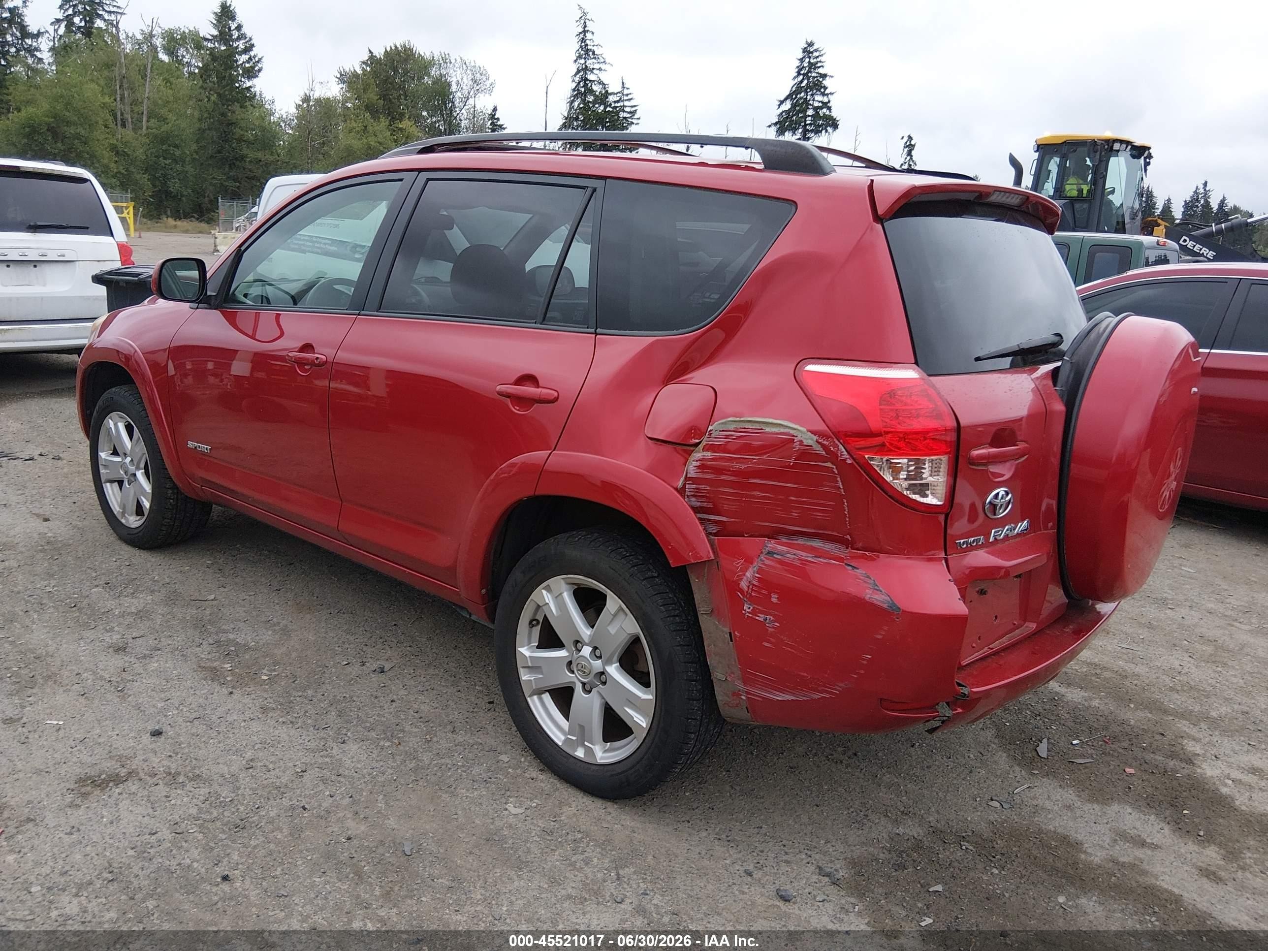 2008 Toyota Rav4 Sport Purple vin: JTMBD32V186087777