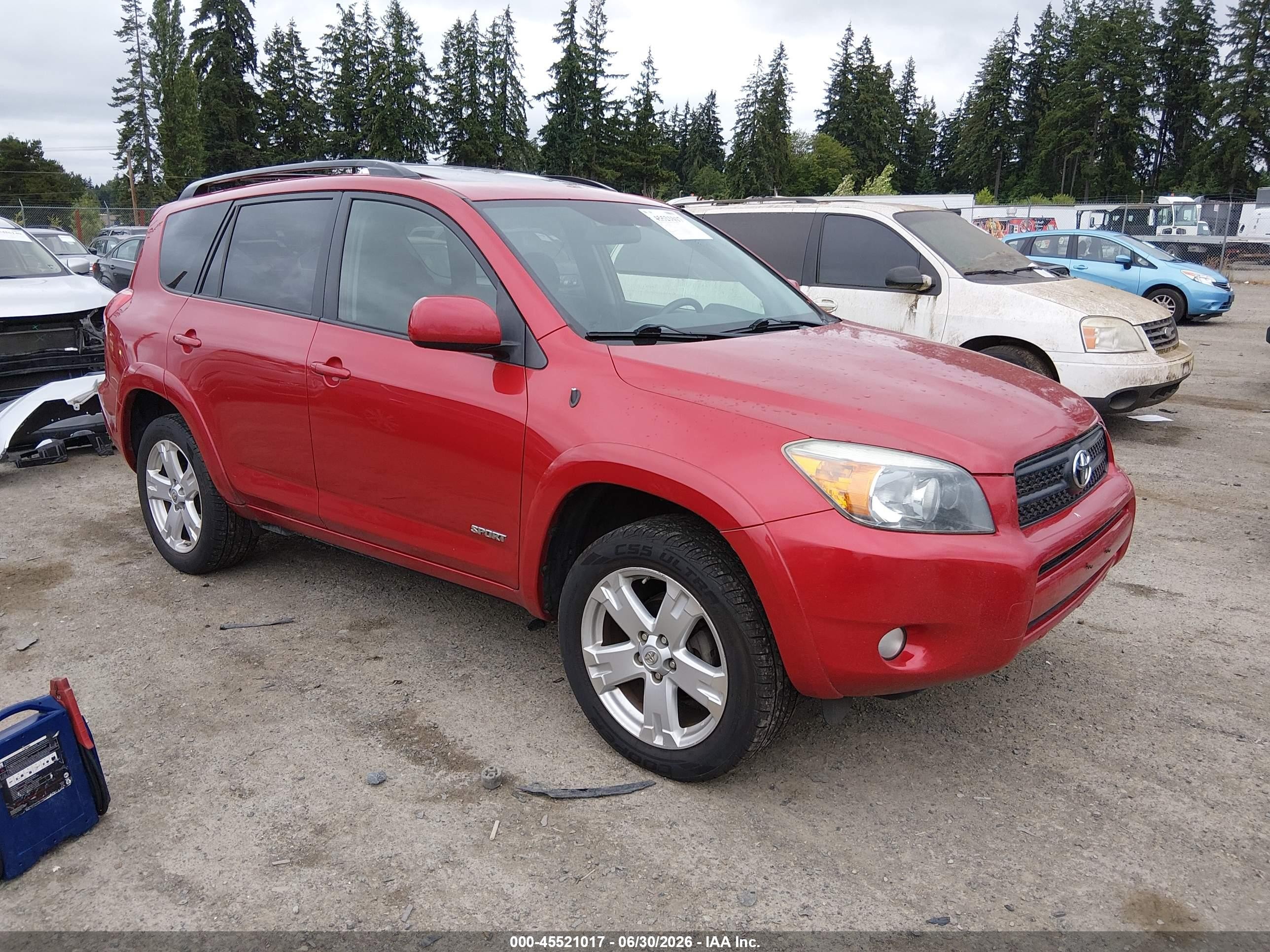 2008 Toyota Rav4 Sport Purple vin: JTMBD32V186087777