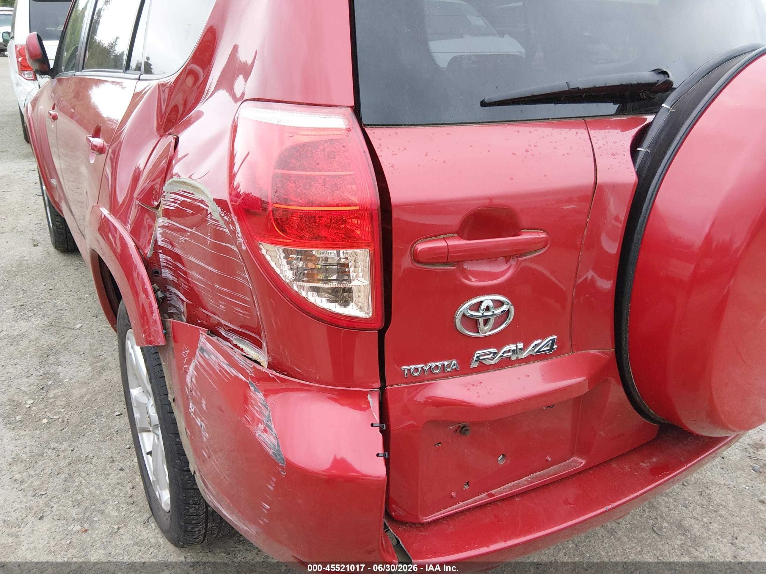 2008 Toyota Rav4 Sport Purple vin: JTMBD32V186087777