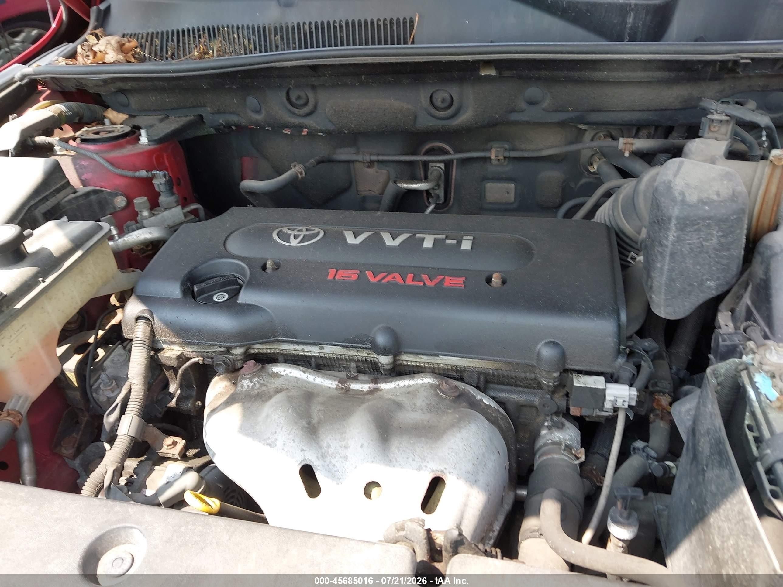 2006 Toyota Rav4 Sport Red vin: JTMBD32V265008636