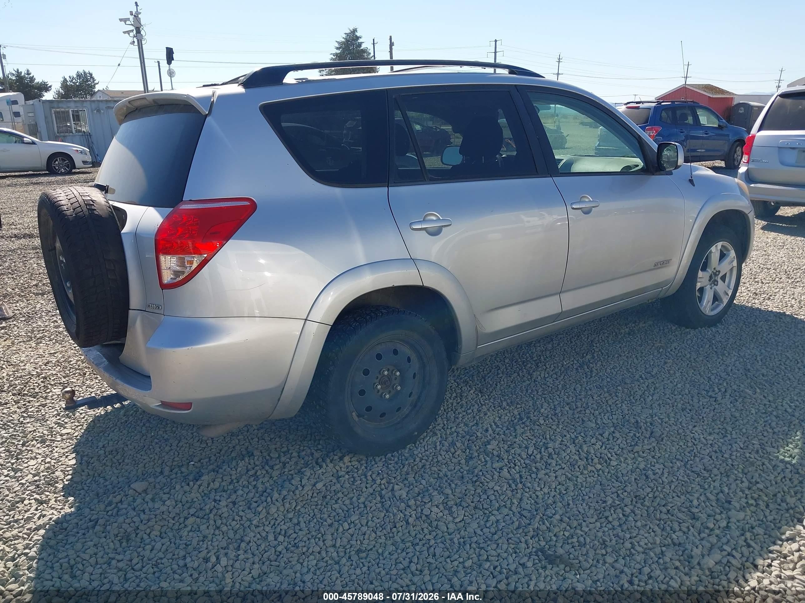 2007 Toyota Rav4 Sport Silver vin: JTMBD32V276053085