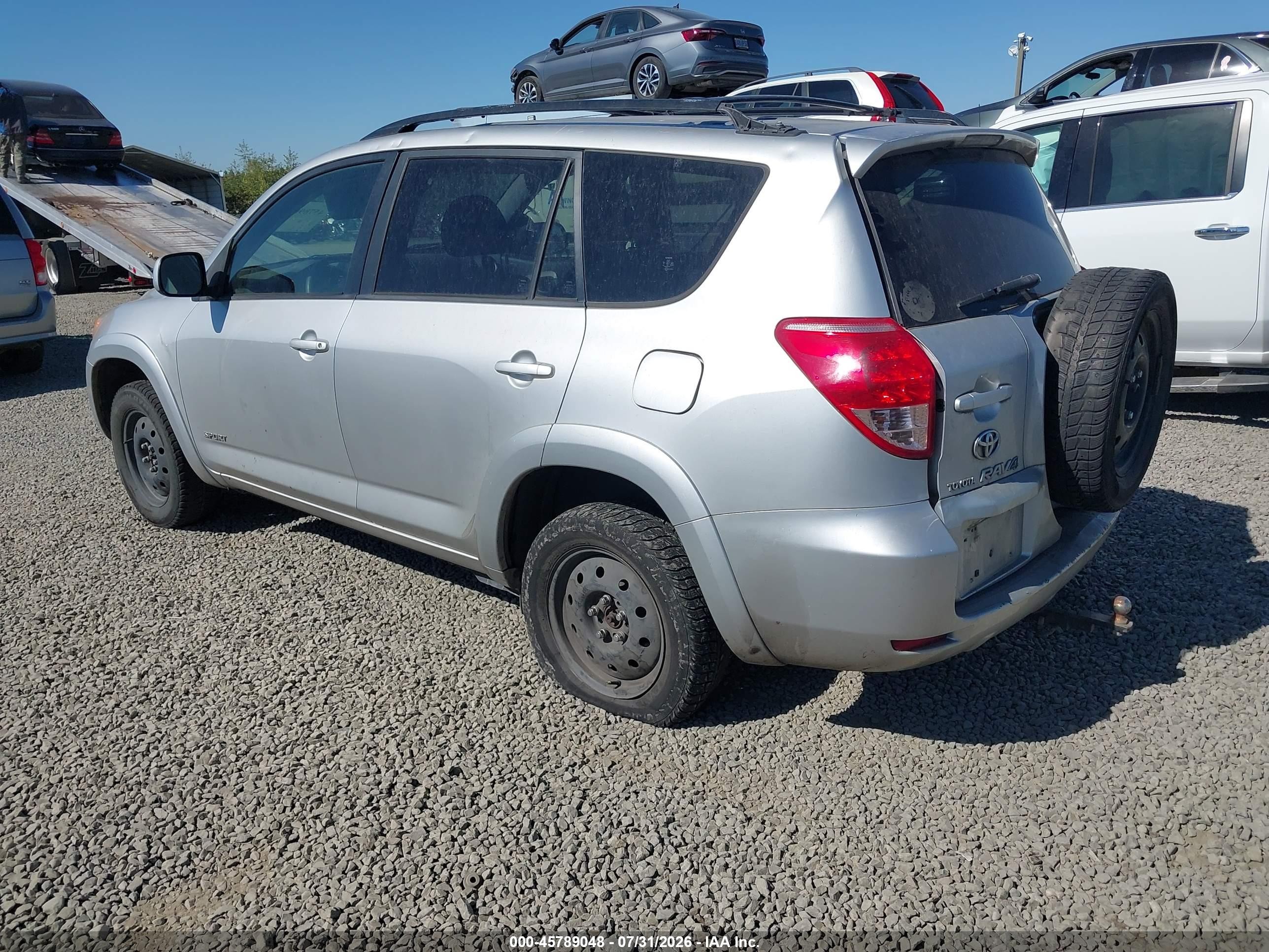 2007 Toyota Rav4 Sport Silver vin: JTMBD32V276053085