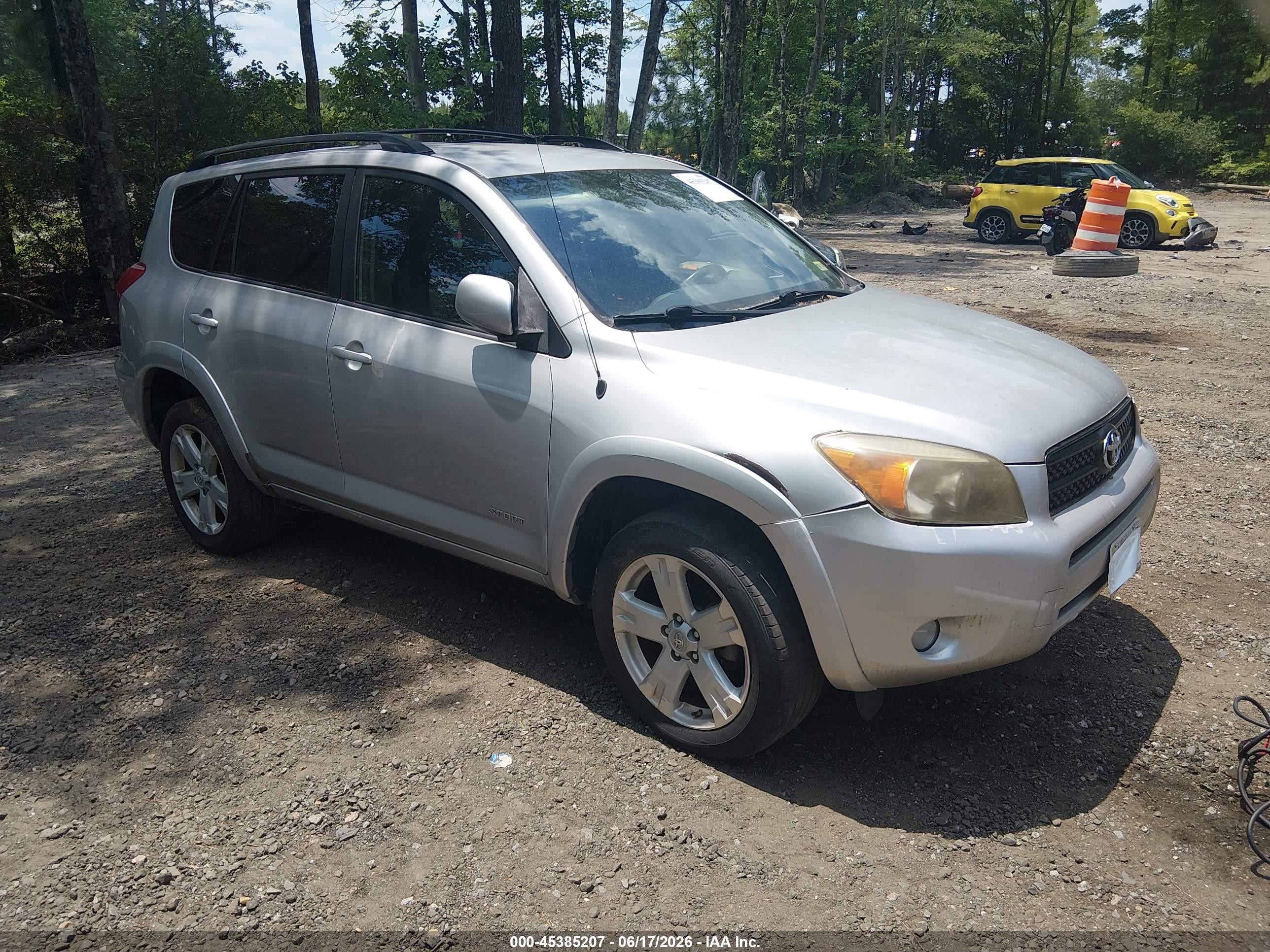 2008 Toyota Rav4 Sport Silver vin: JTMBD32V286071491