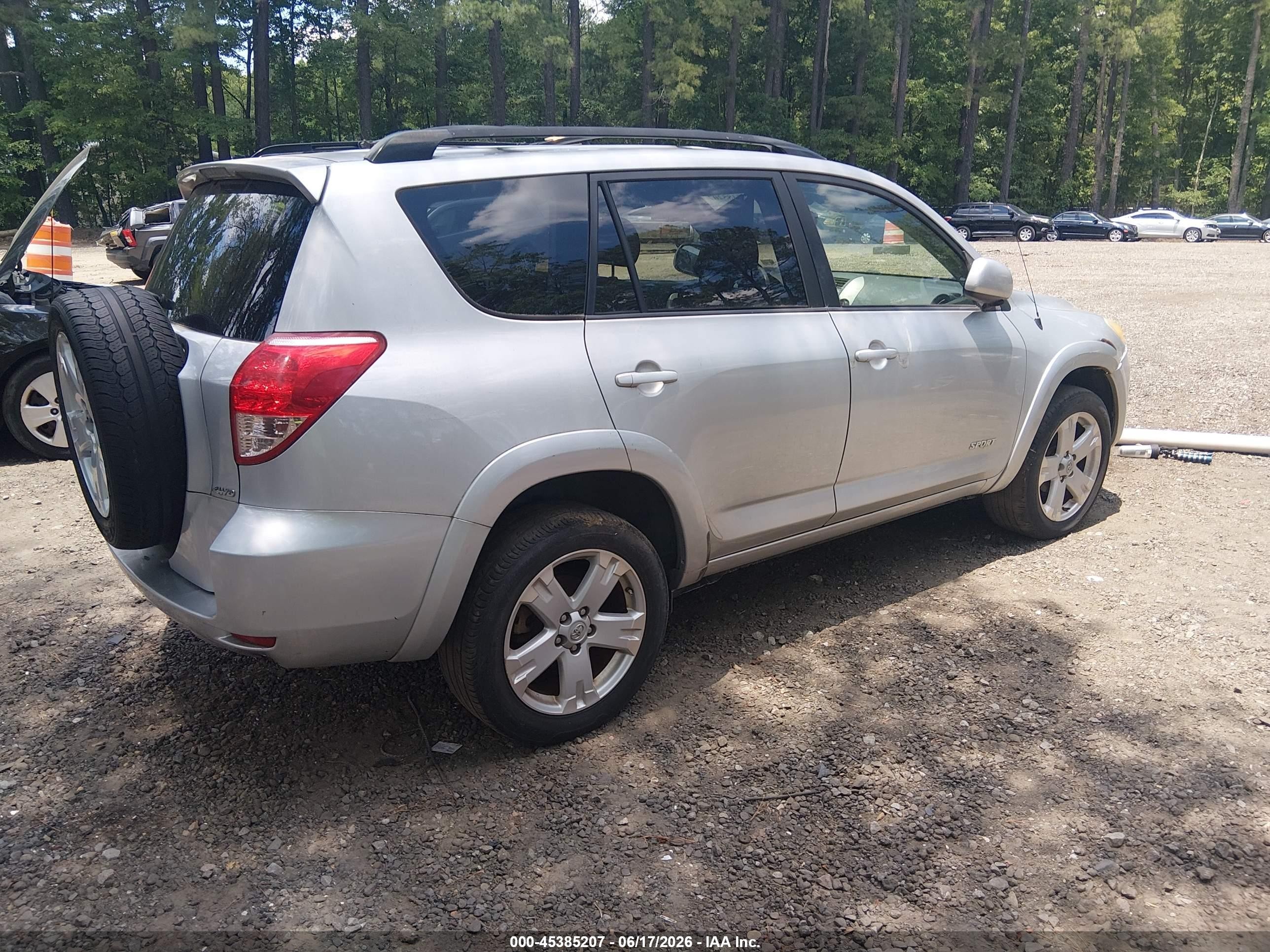 2008 Toyota Rav4 Sport Silver vin: JTMBD32V286071491