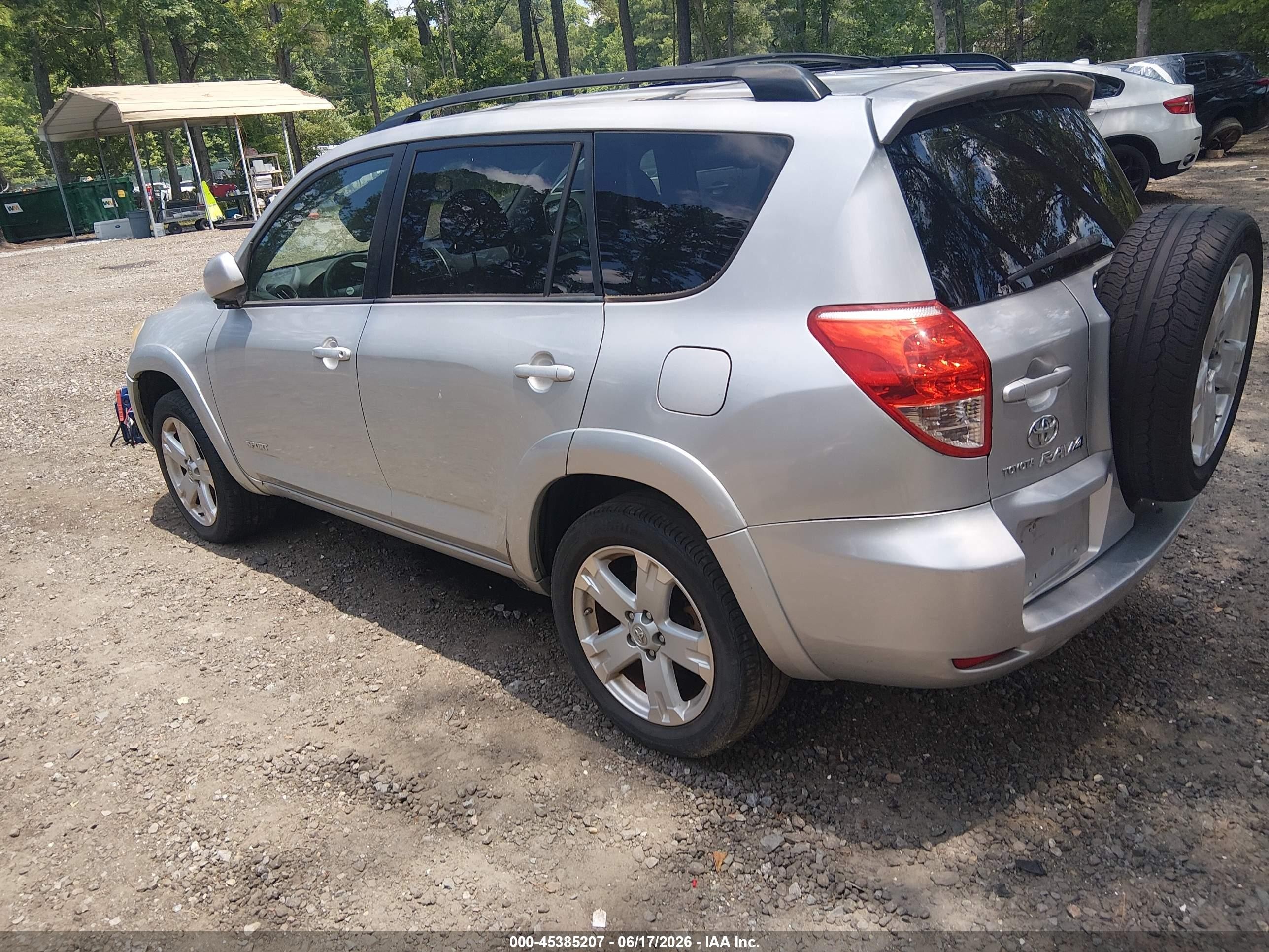 2008 Toyota Rav4 Sport Silver vin: JTMBD32V286071491