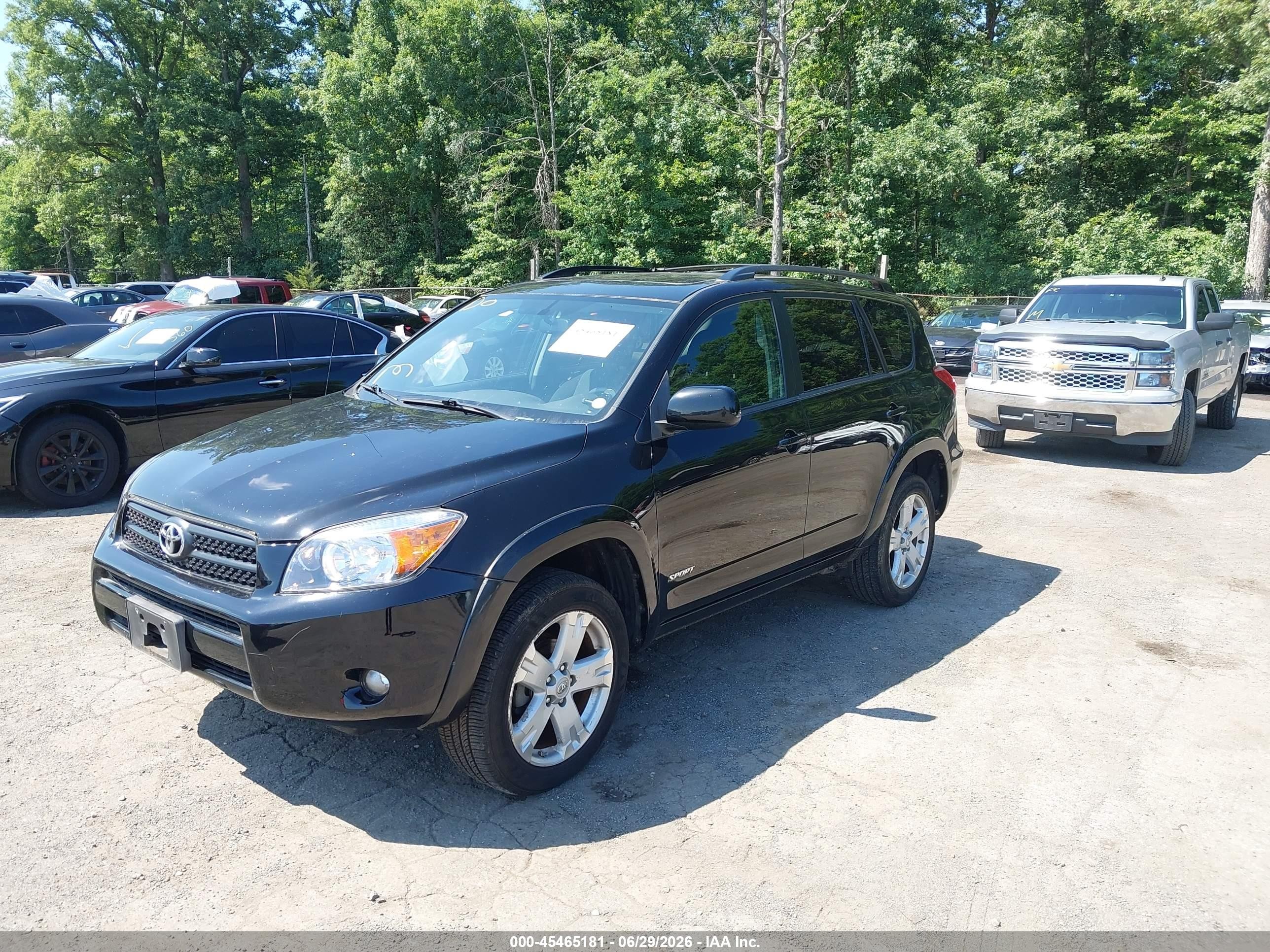 2006 Toyota Rav4 Sport Черный vin: JTMBD32V365030869