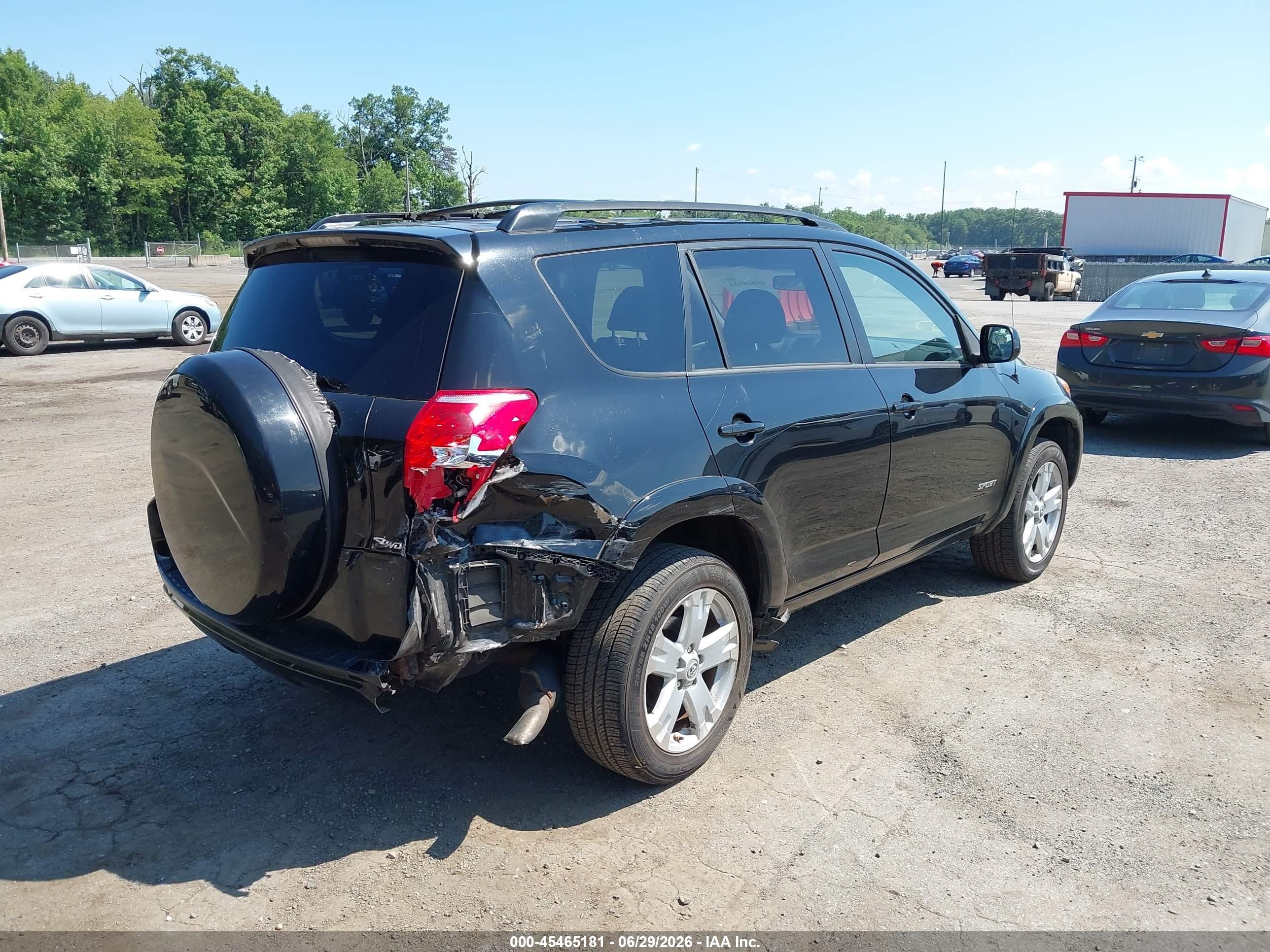 2006 Toyota Rav4 Sport Черный vin: JTMBD32V365030869