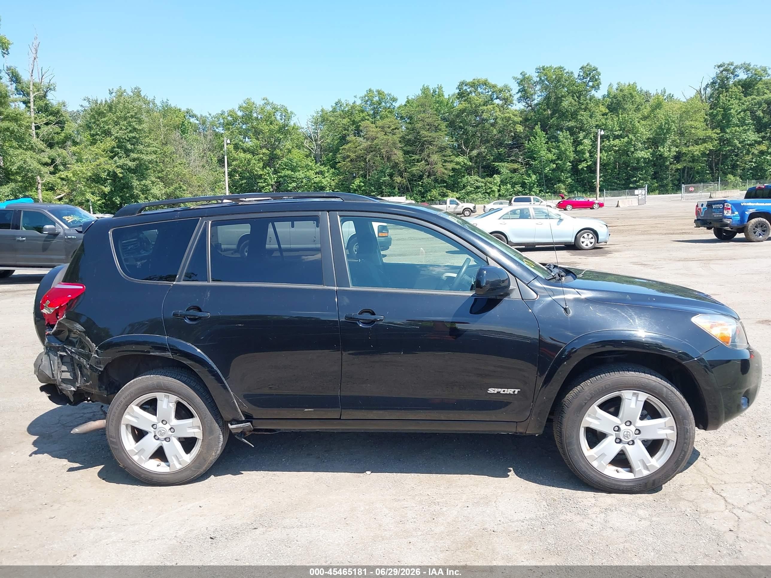 2006 Toyota Rav4 Sport Черный vin: JTMBD32V365030869