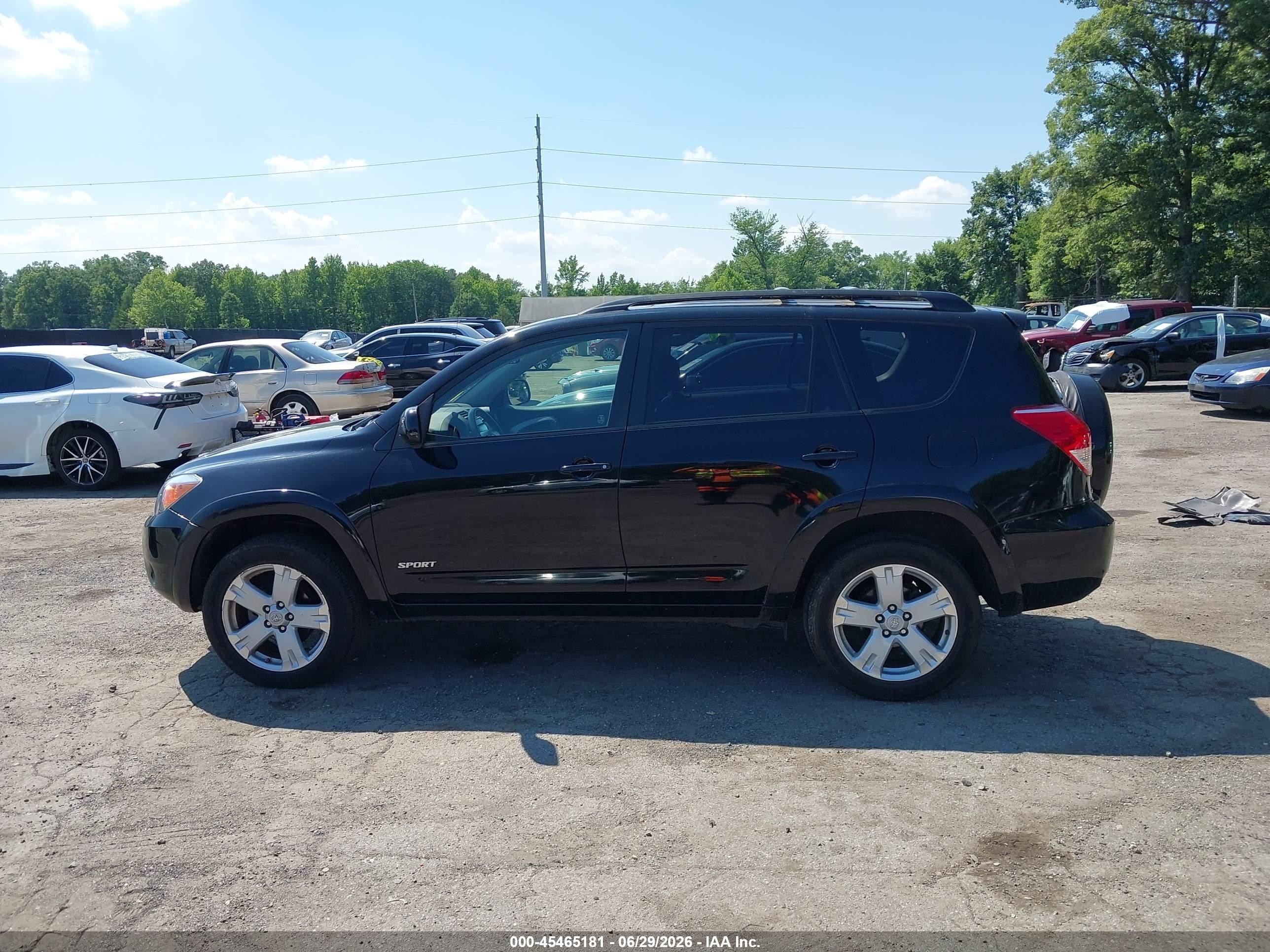 2006 Toyota Rav4 Sport Черный vin: JTMBD32V365030869