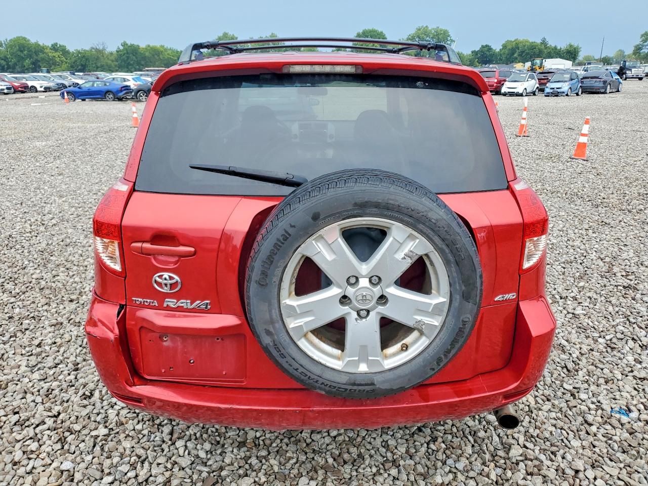 2006 Toyota Rav4 Sport Red vin: JTMBD32V366021633