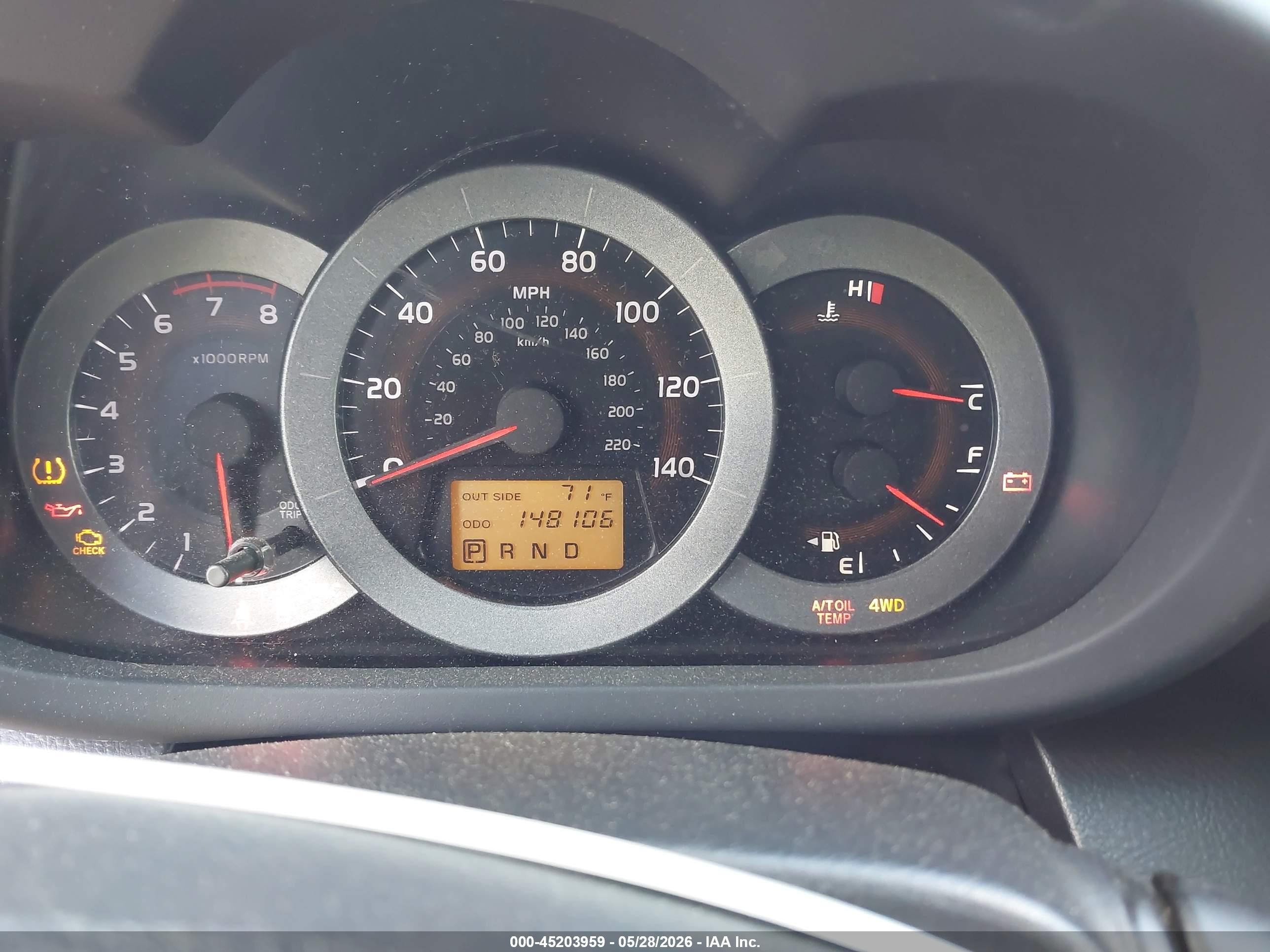 2007 Toyota Rav4 Sport Red vin: JTMBD32V376032584