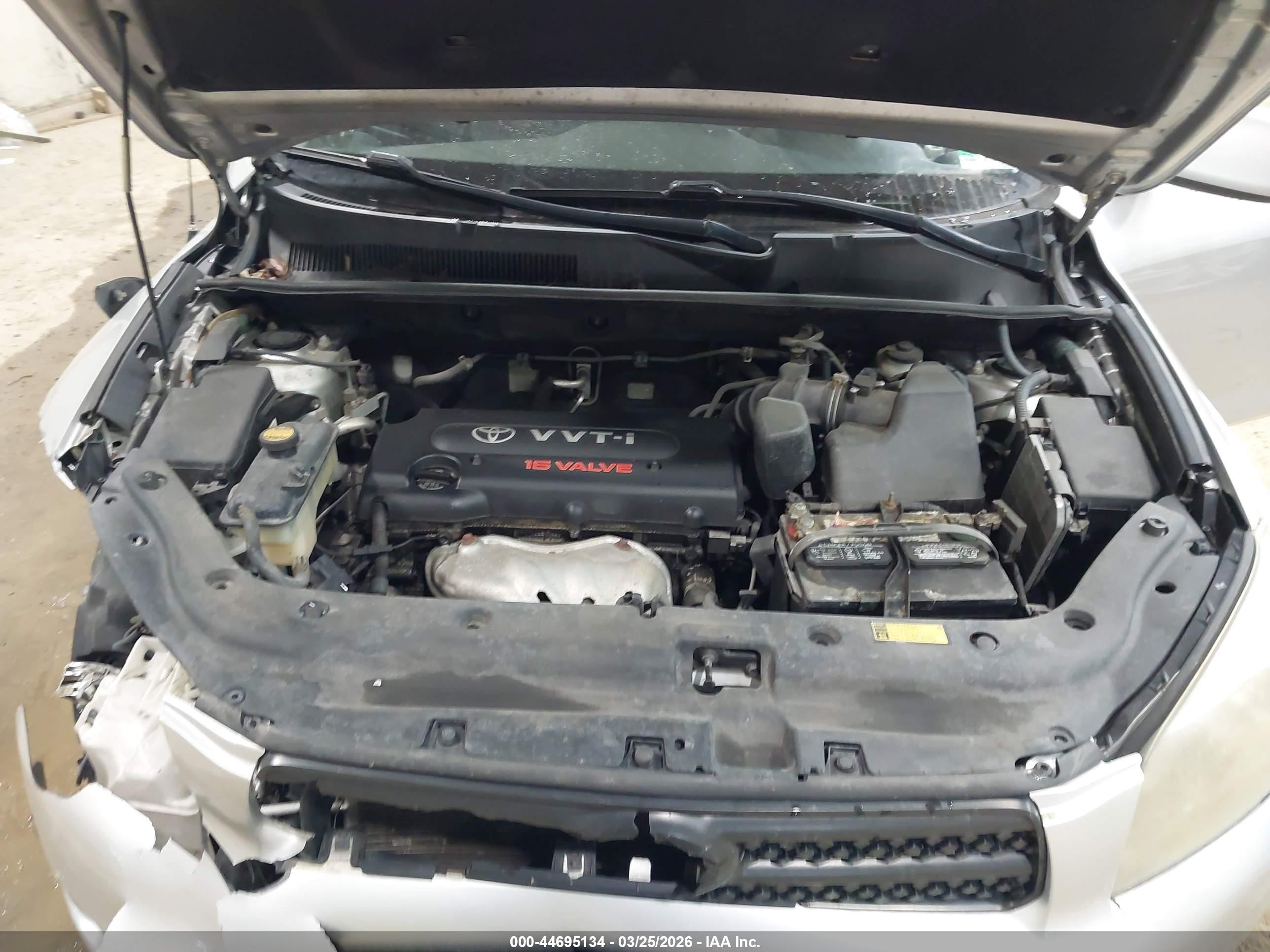2008 Toyota Rav4 Sport Silver vin: JTMBD32V386076411