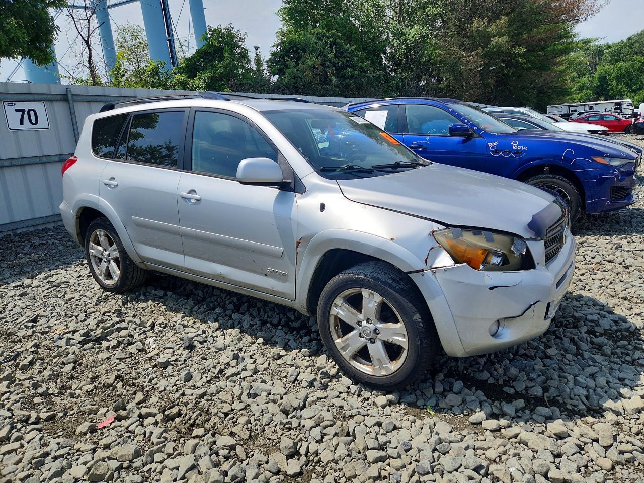 2006 Toyota Rav4 Sport Silver vin: JTMBD32V465014034