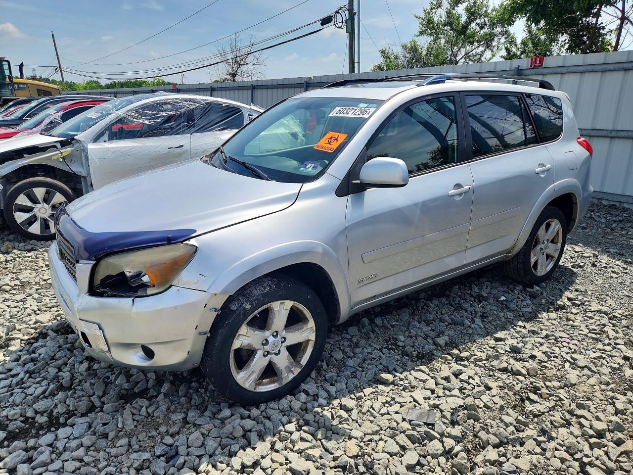 2006 Toyota Rav4 Sport Silver vin: JTMBD32V465014034