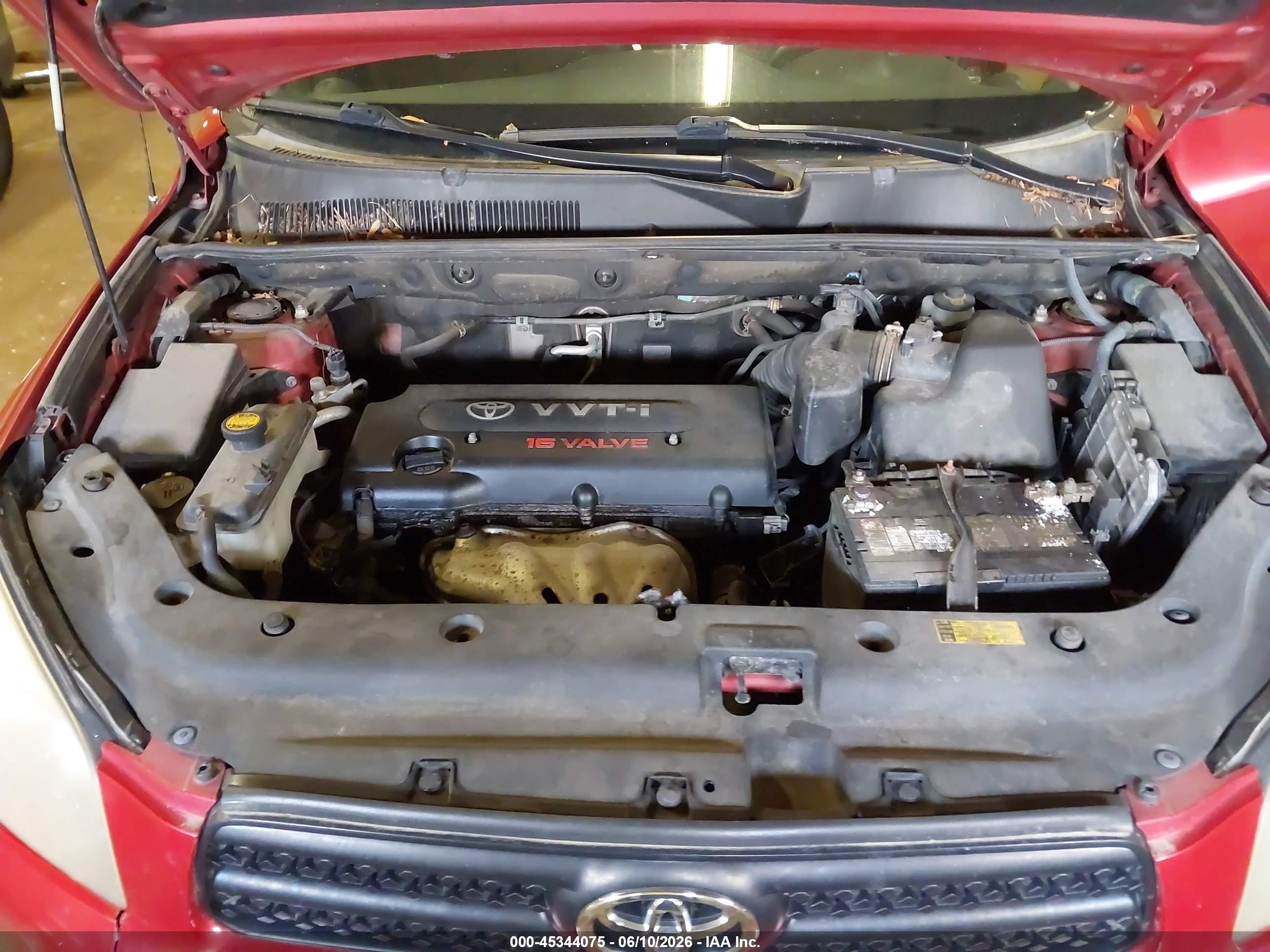 2007 Toyota Rav4 Sport Red vin: JTMBD32V475065227