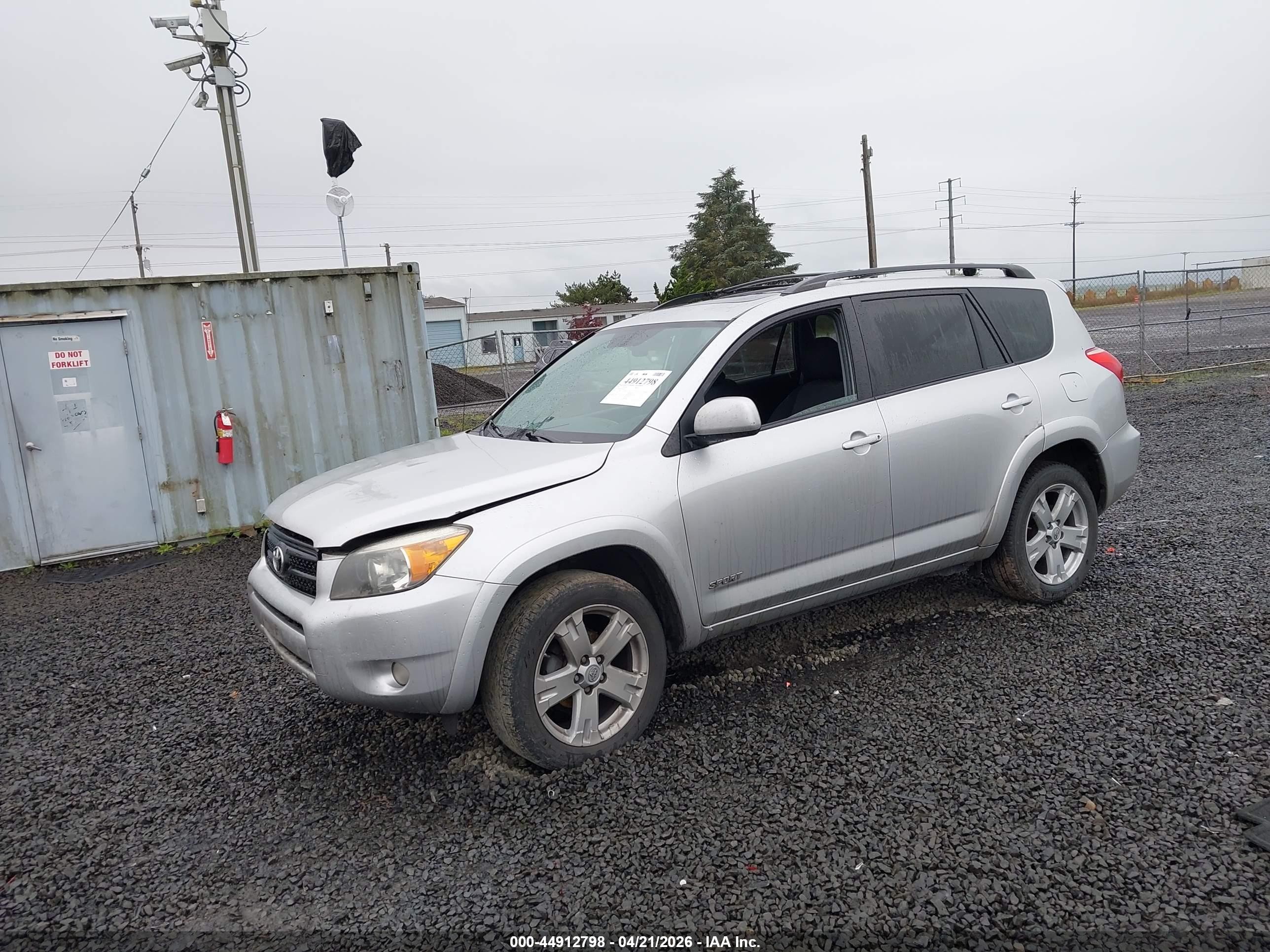 2007 Toyota Rav4 Sport Silver vin: JTMBD32V476025322