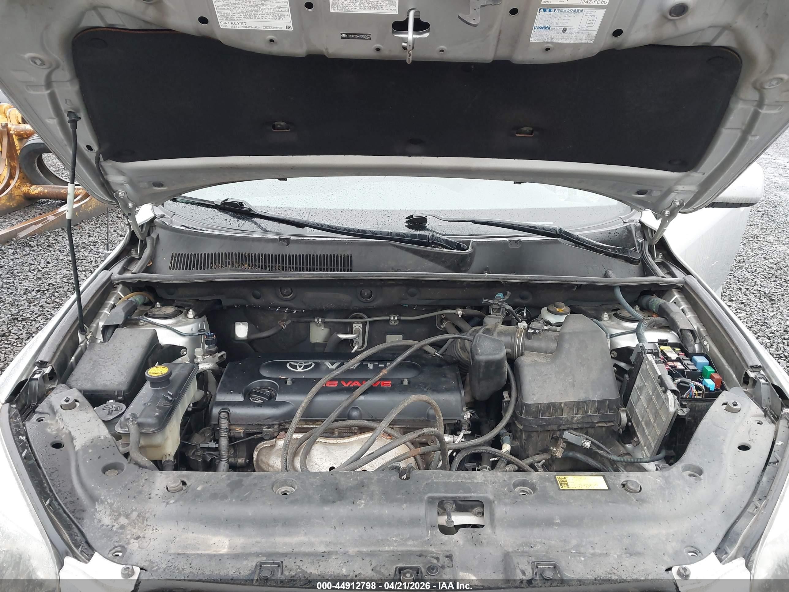 2007 Toyota Rav4 Sport Silver vin: JTMBD32V476025322