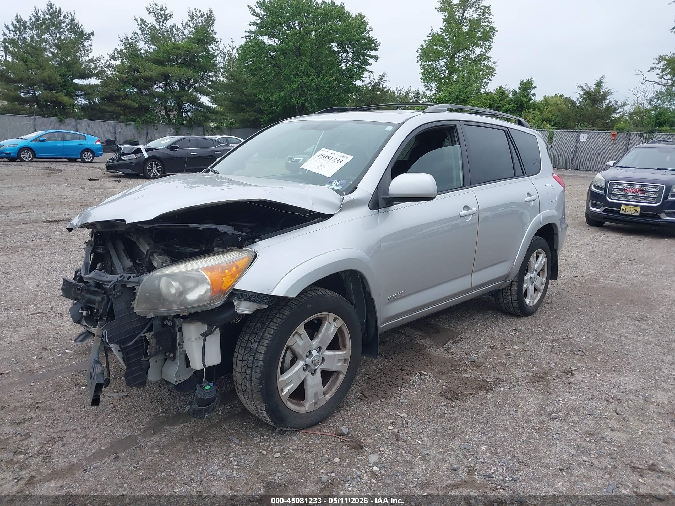 2007 Toyota Rav4 Sport Silver vin: JTMBD32V476028625