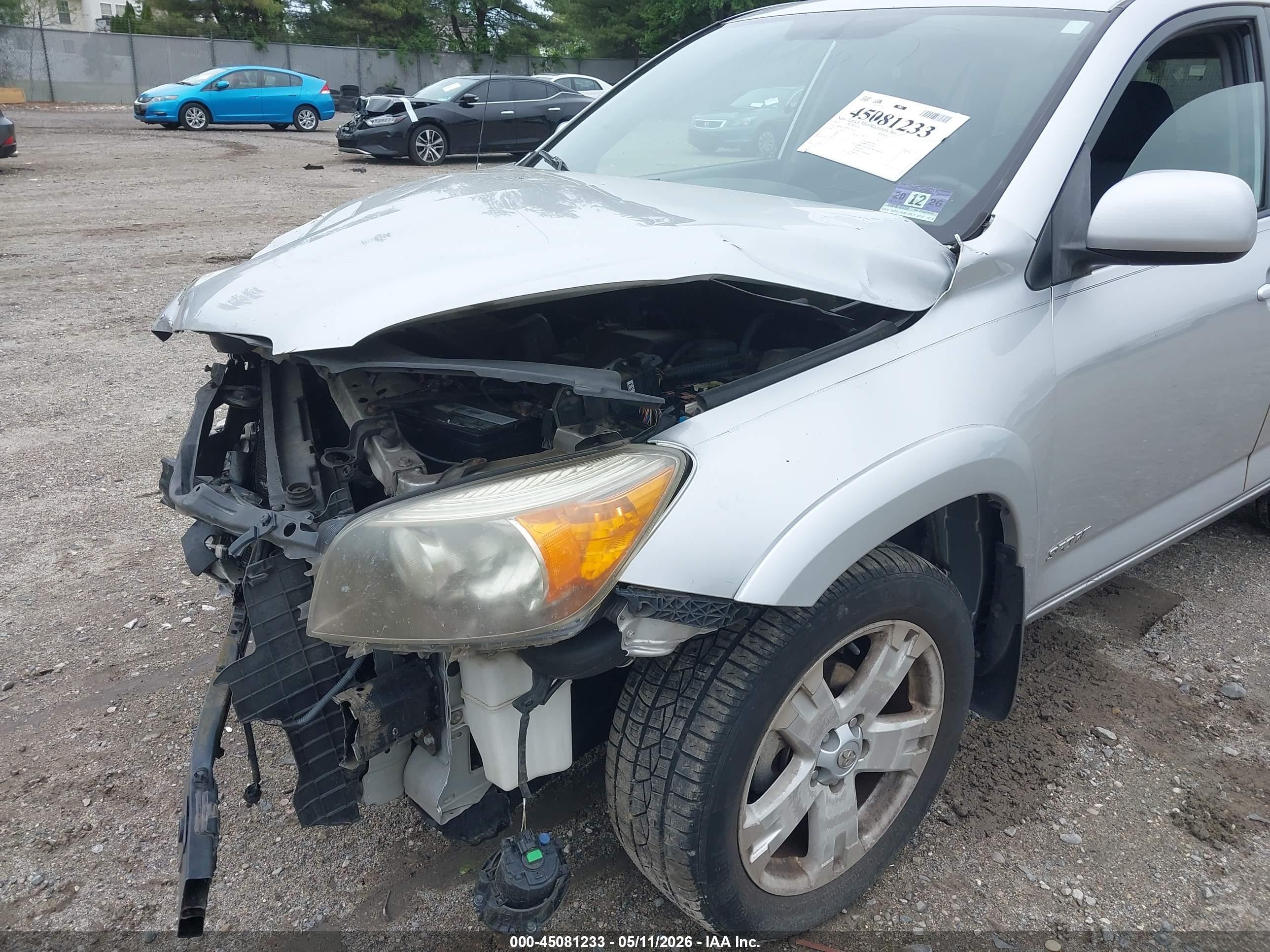 2007 Toyota Rav4 Sport Silver vin: JTMBD32V476028625
