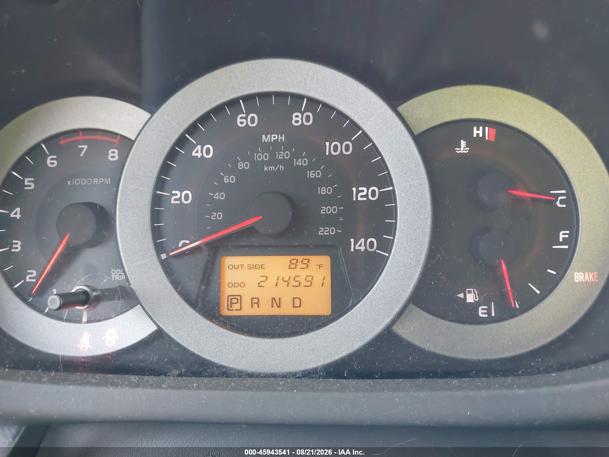 2007 Toyota Rav4 Sport Red vin: JTMBD32V476050558