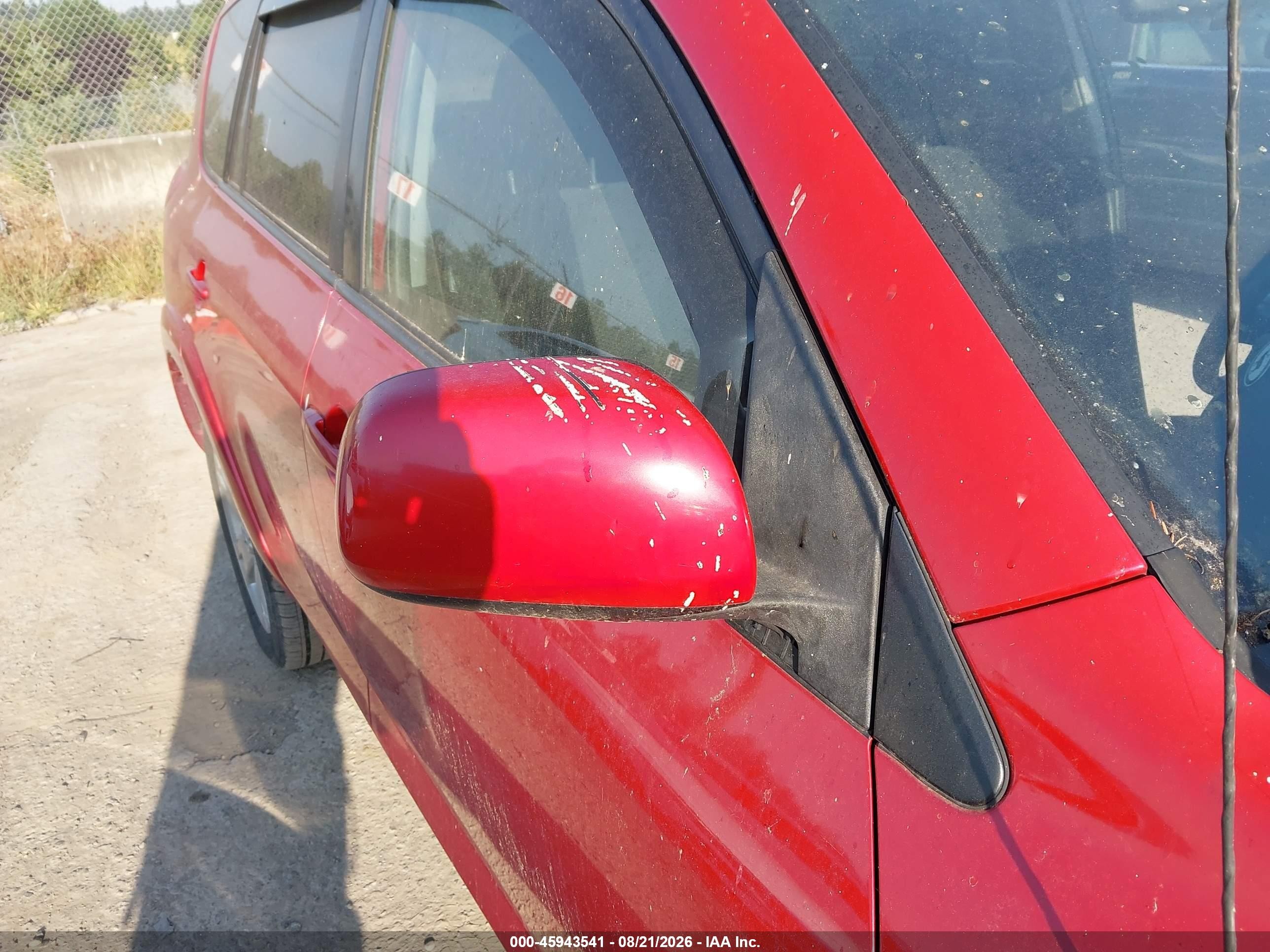 2007 Toyota Rav4 Sport Red vin: JTMBD32V476050558