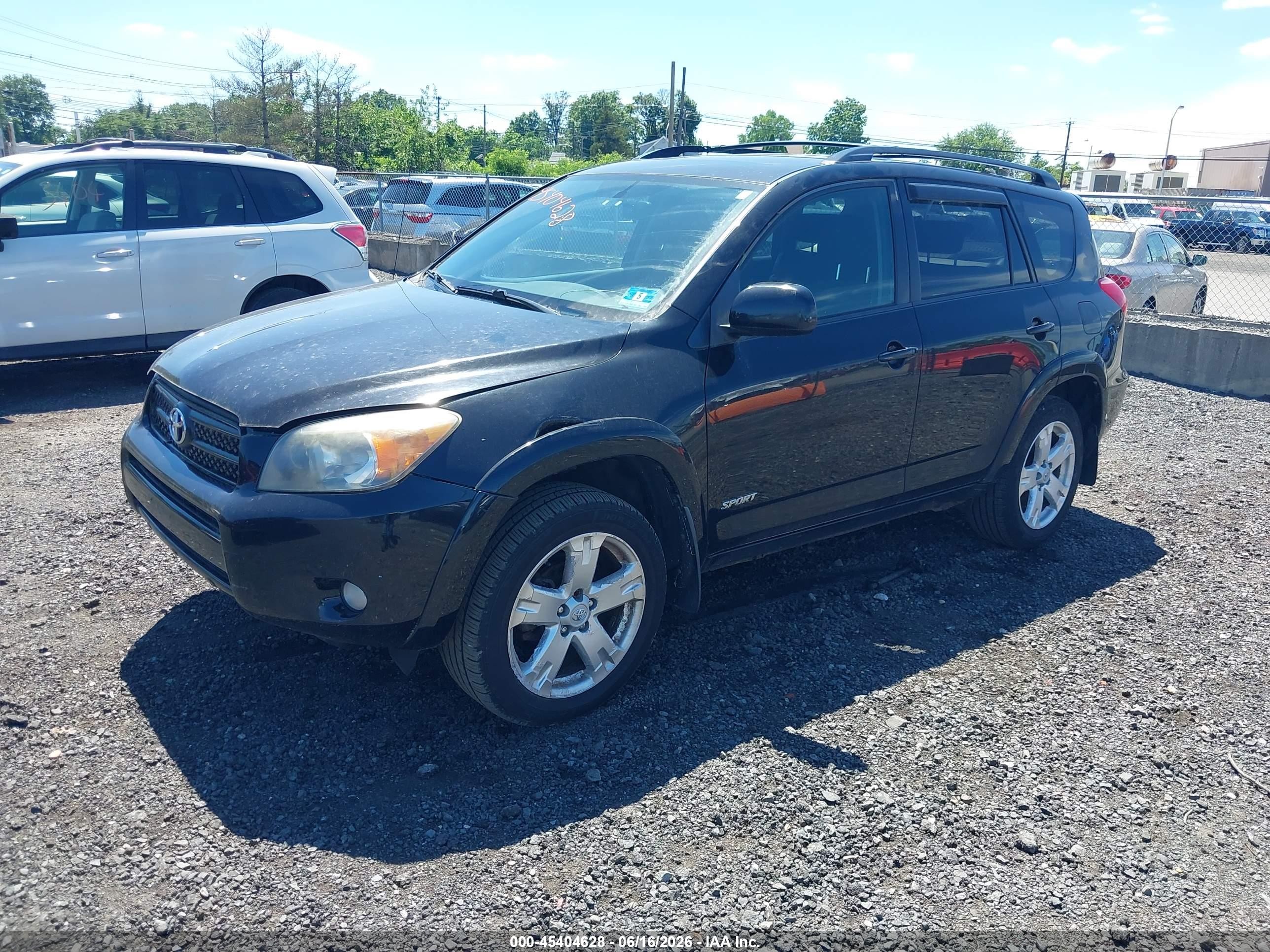 2008 Toyota Rav4 Sport Black vin: JTMBD32V485177849