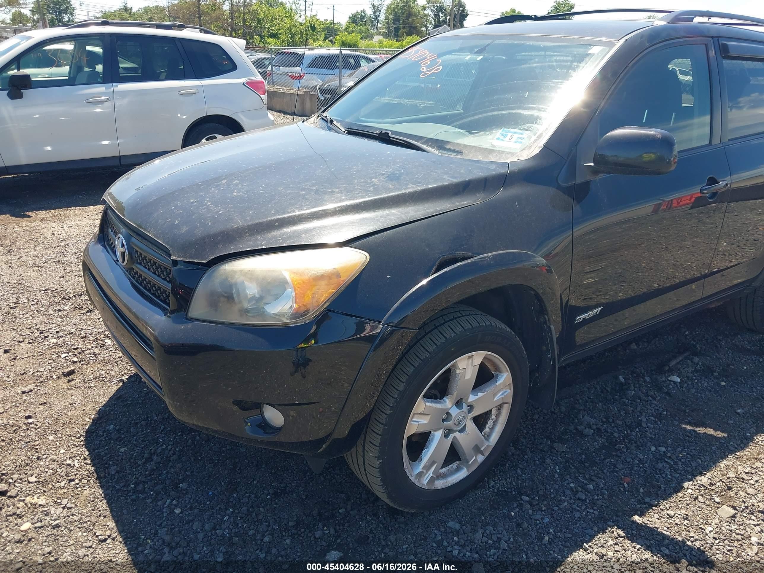 2008 Toyota Rav4 Sport Black vin: JTMBD32V485177849