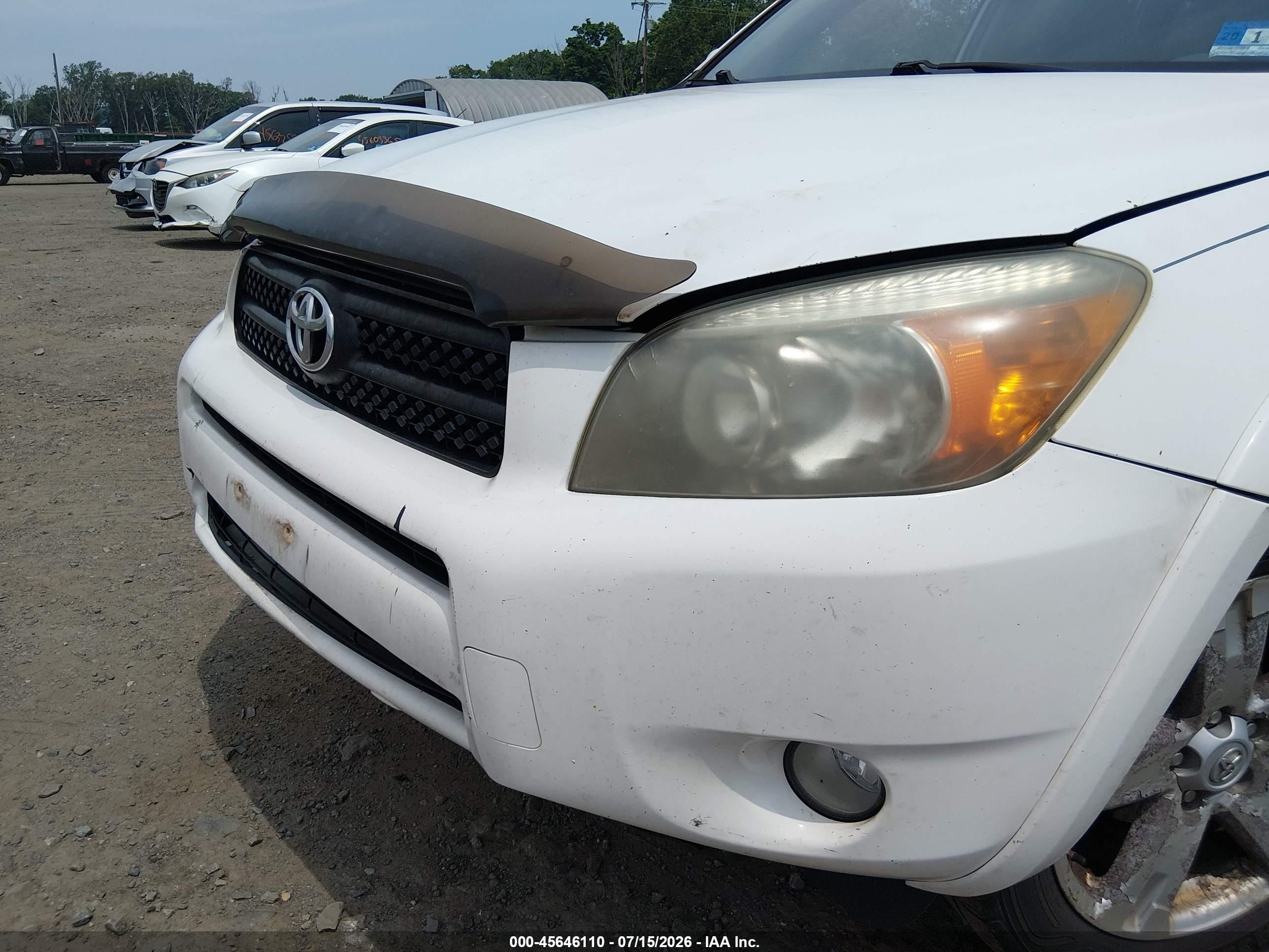 2008 Toyota Rav4 Sport White vin: JTMBD32V485180928